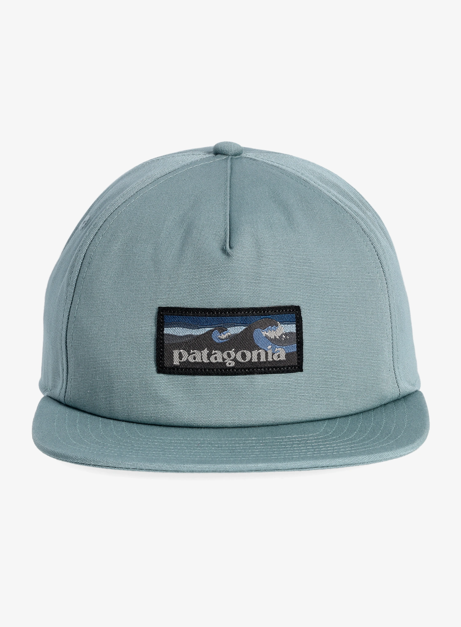 Шапка с козирка Patagonia Boardshort Label Funfarer Cap - blue sage