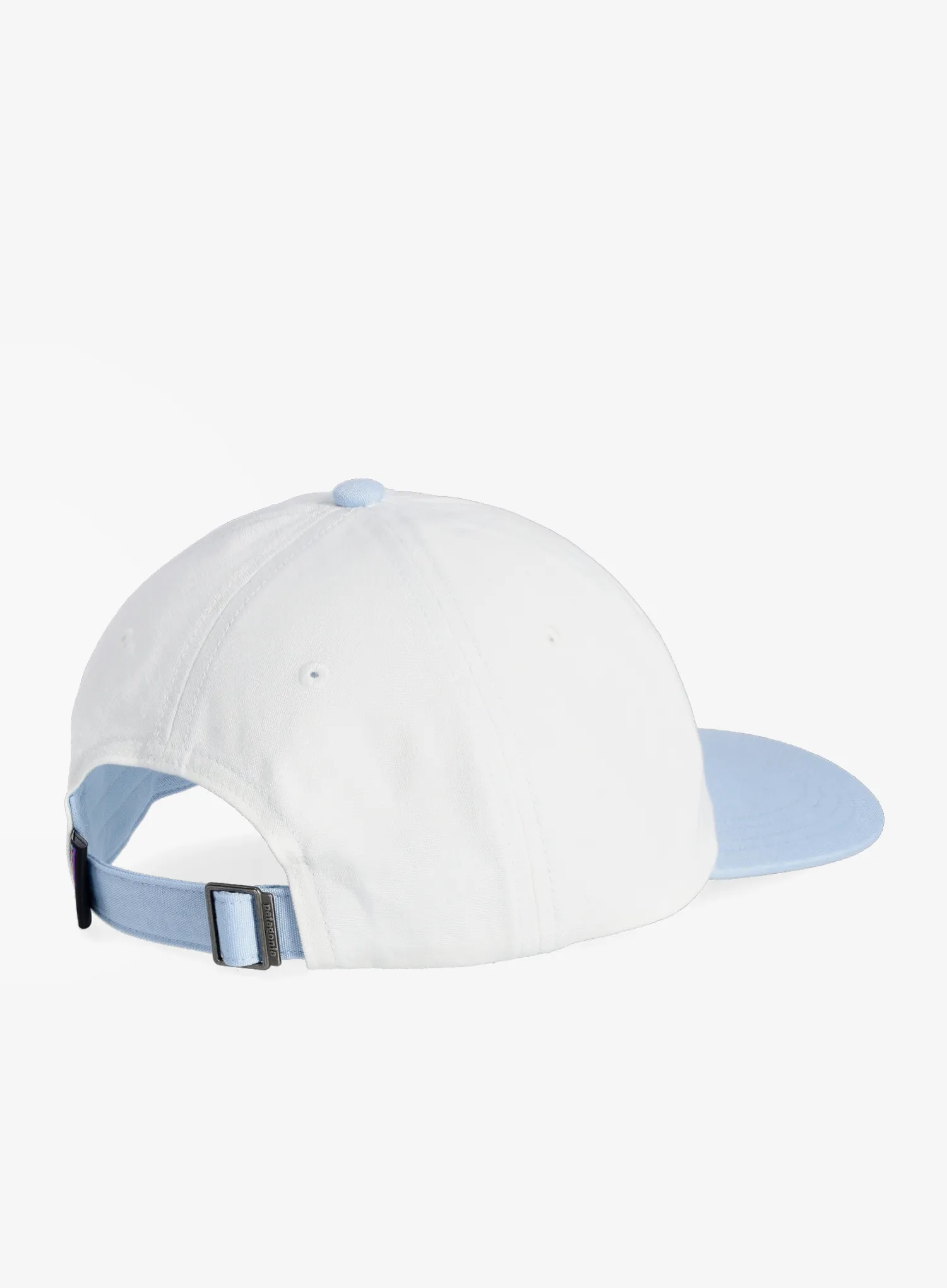 Шапка с козирка Patagonia P-6 Label Trad Cap - birch white/fleck blue