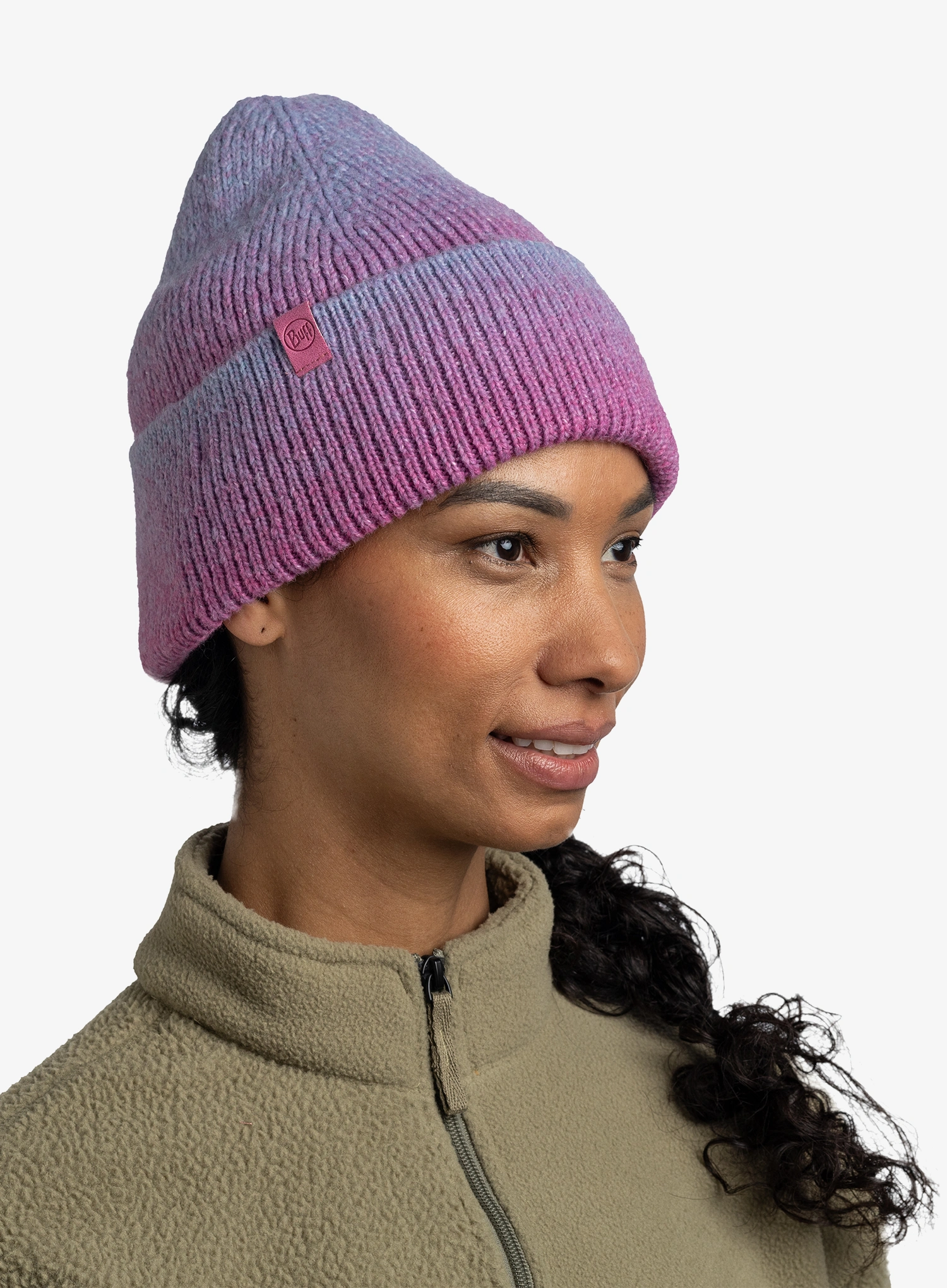 Зимна шапка Buff Knitted Beanie Marin - orchid