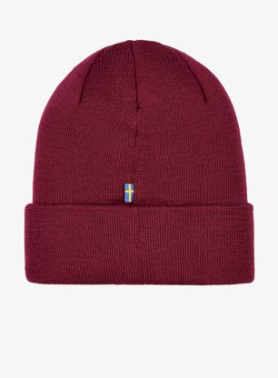 Зимна шапка Fjallraven Vardag Classic Beanie - bordeaux red