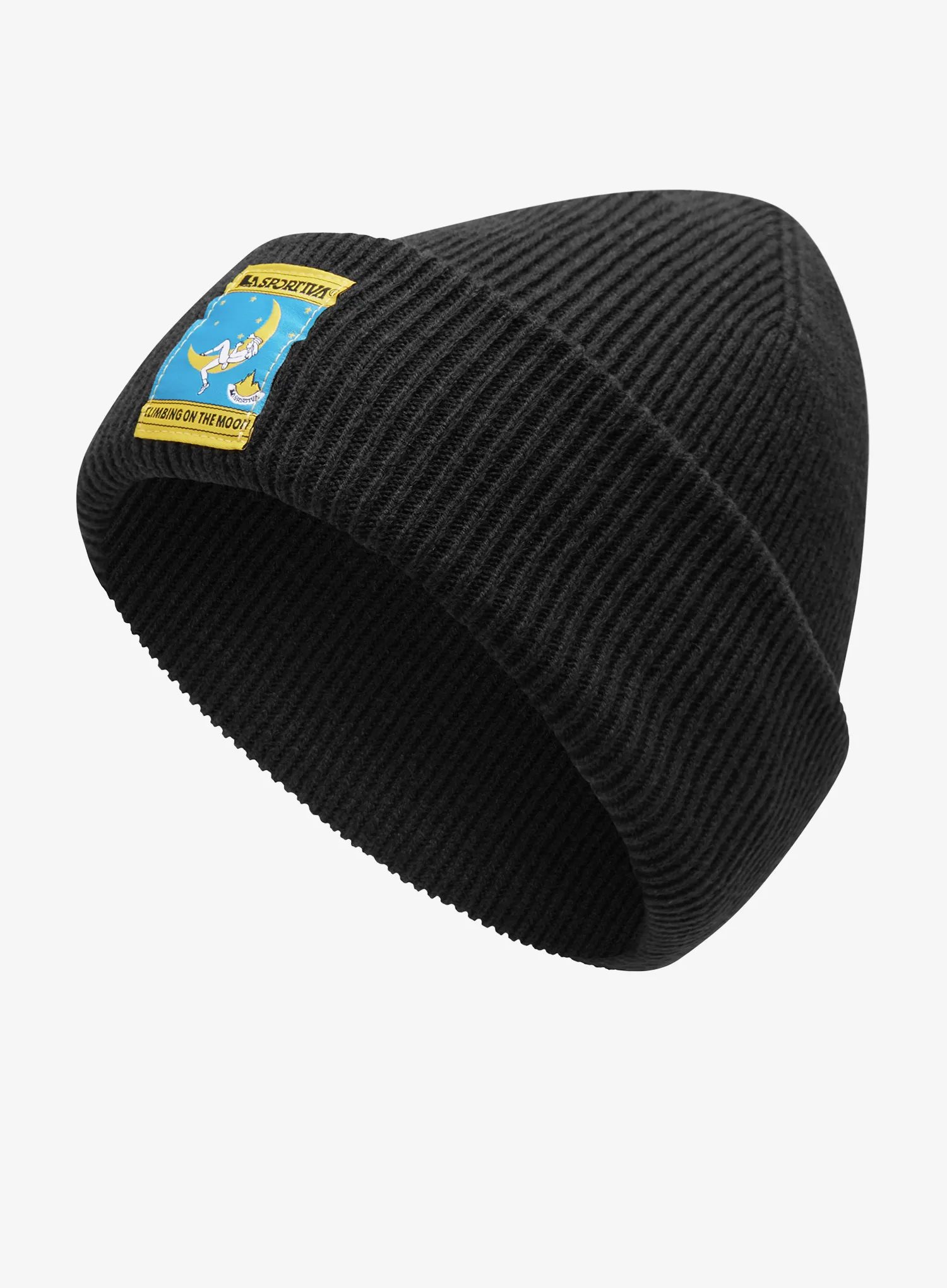 Зимна шапка La Sportiva Climbing on the Moon Beanie - nero/giallo