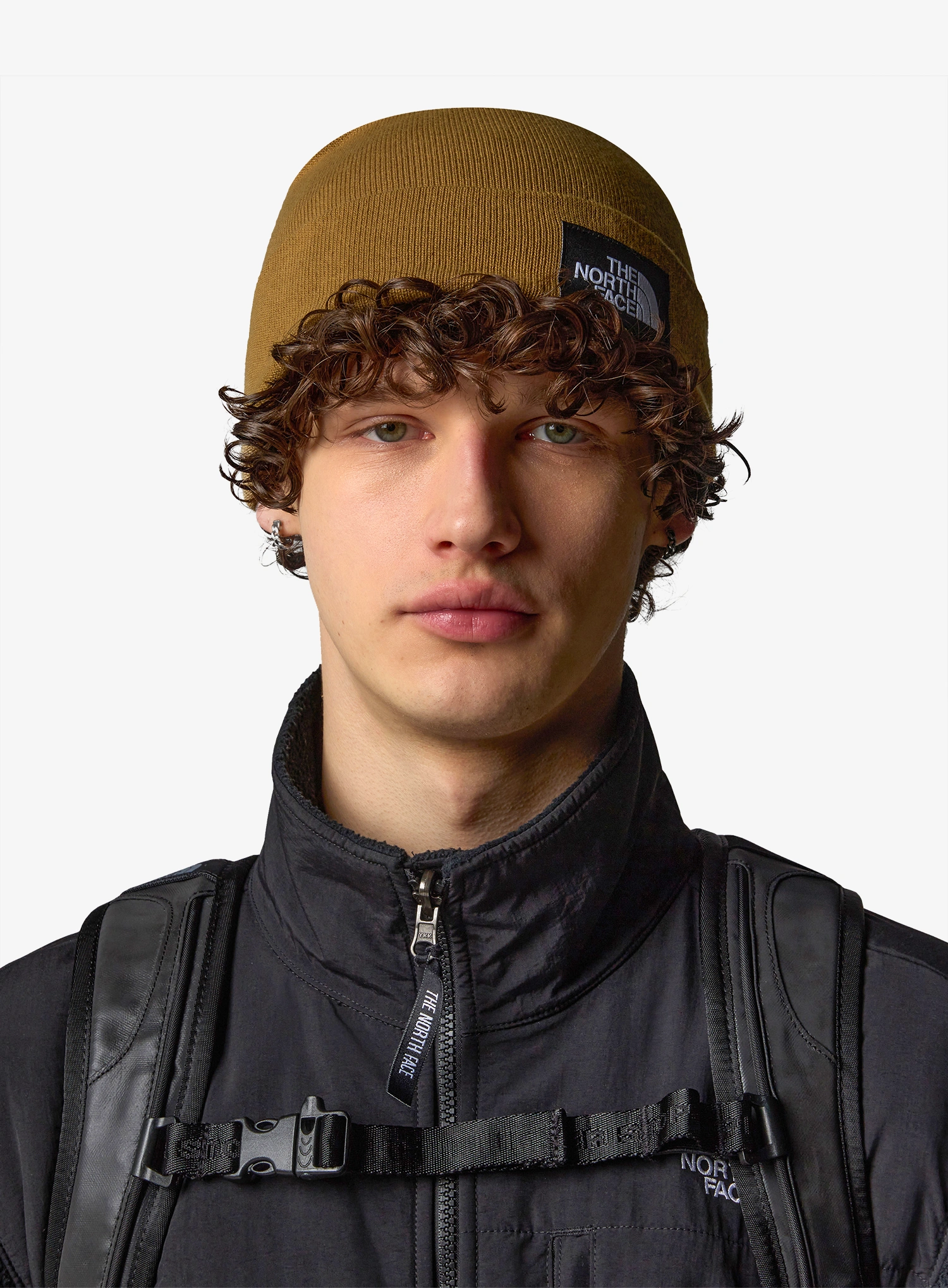 Зимна шапка The North Face Dock Worker Recycled Beanie - utility brown