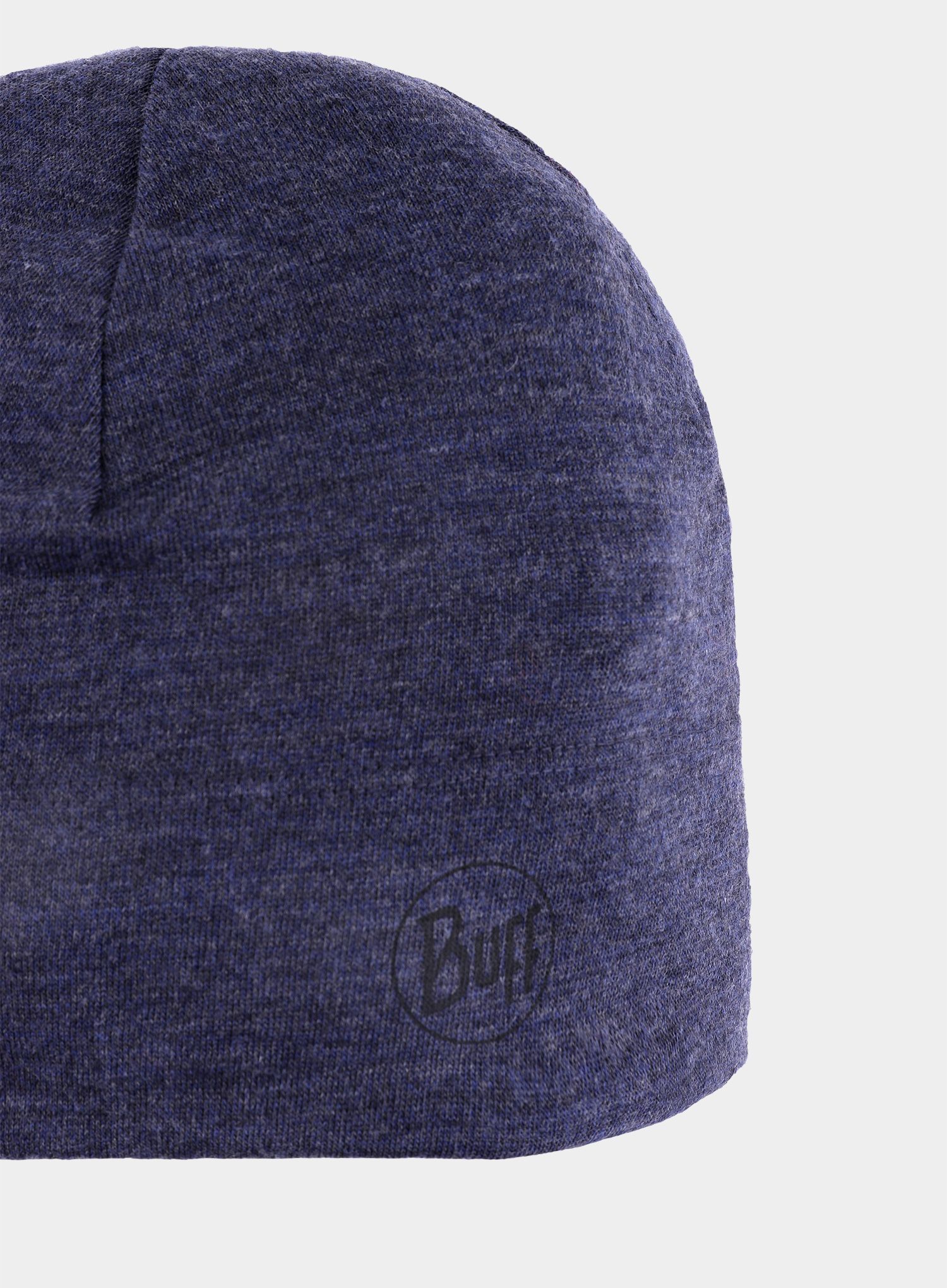 Шапка Buff Midweight Merino Wool Hat - night blue melange