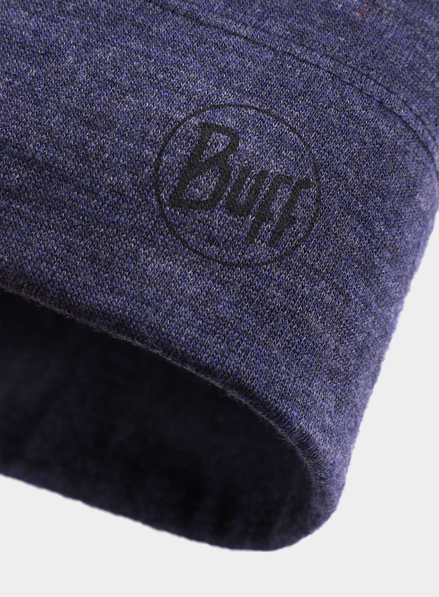 Шапка Buff Midweight Merino Wool Hat - night blue melange