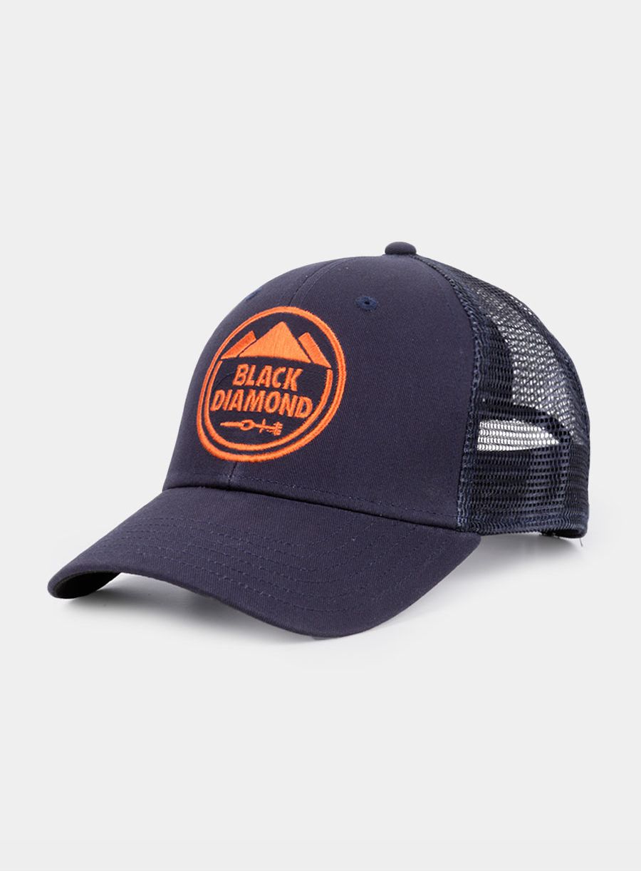 Шапка с козирка Black Diamond BD Trucker Hat - captain/redwood