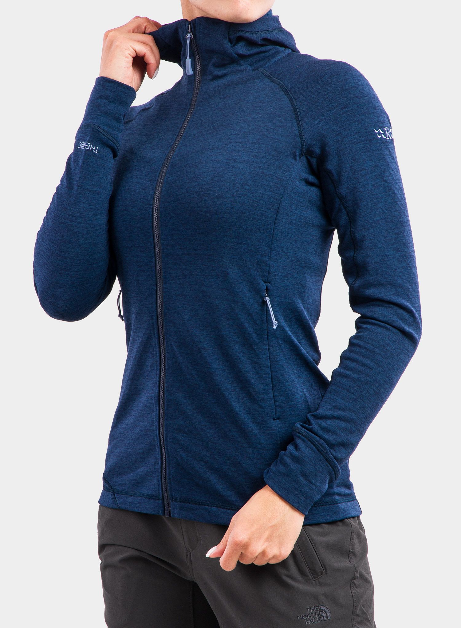 Дамски суичър с качулка Rab Nexus Jacket - deep ink