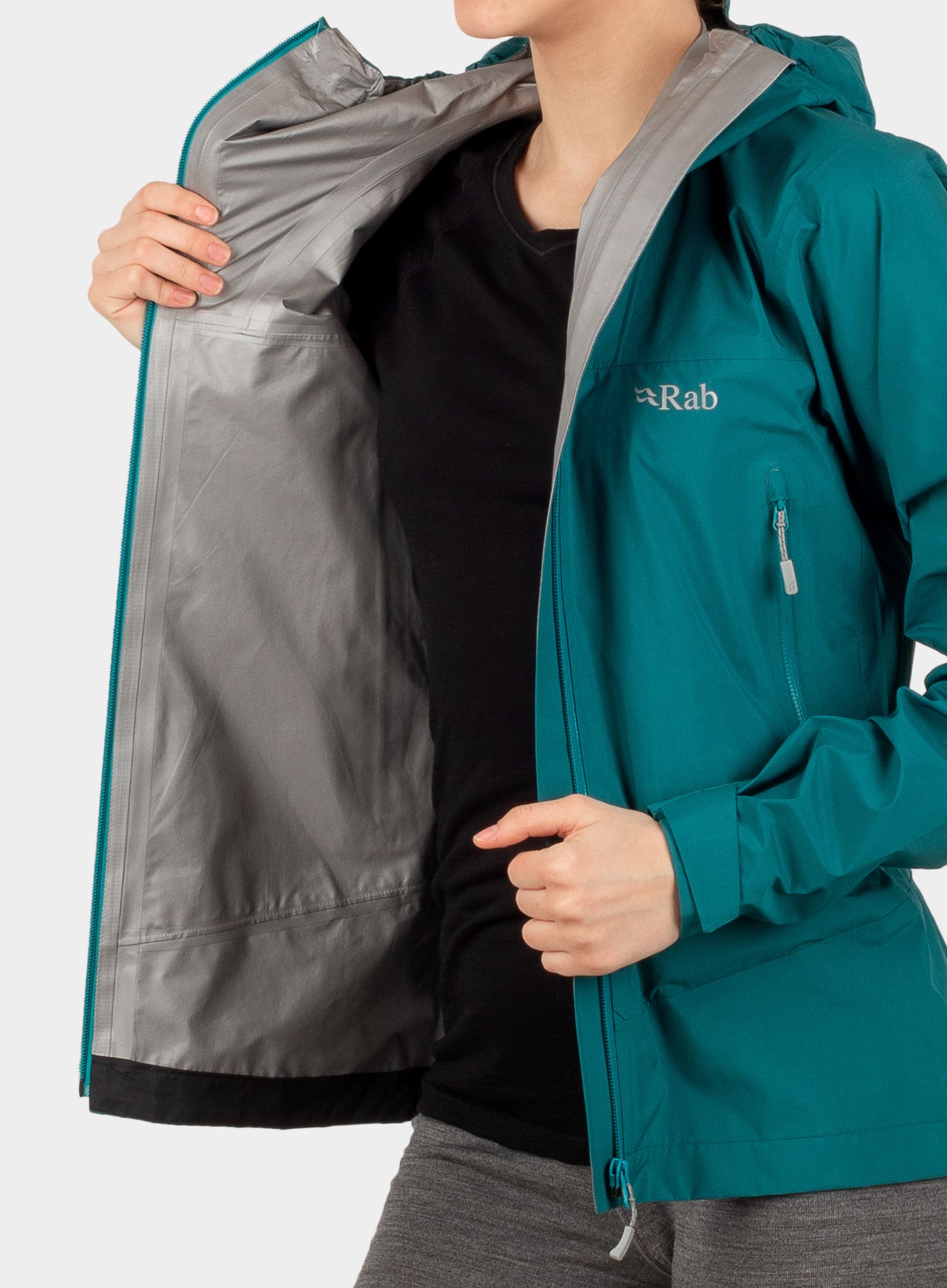Дамско GORE-TEX яке Rab Meridian Jacket - atlantis