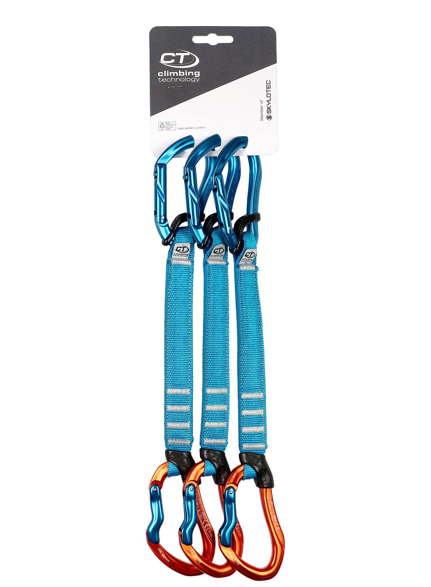 Катерачна примка Climbing Technology/SKYLOTEC  Morfo Set UL Pro 22 cm 3-Pack - blue/orange