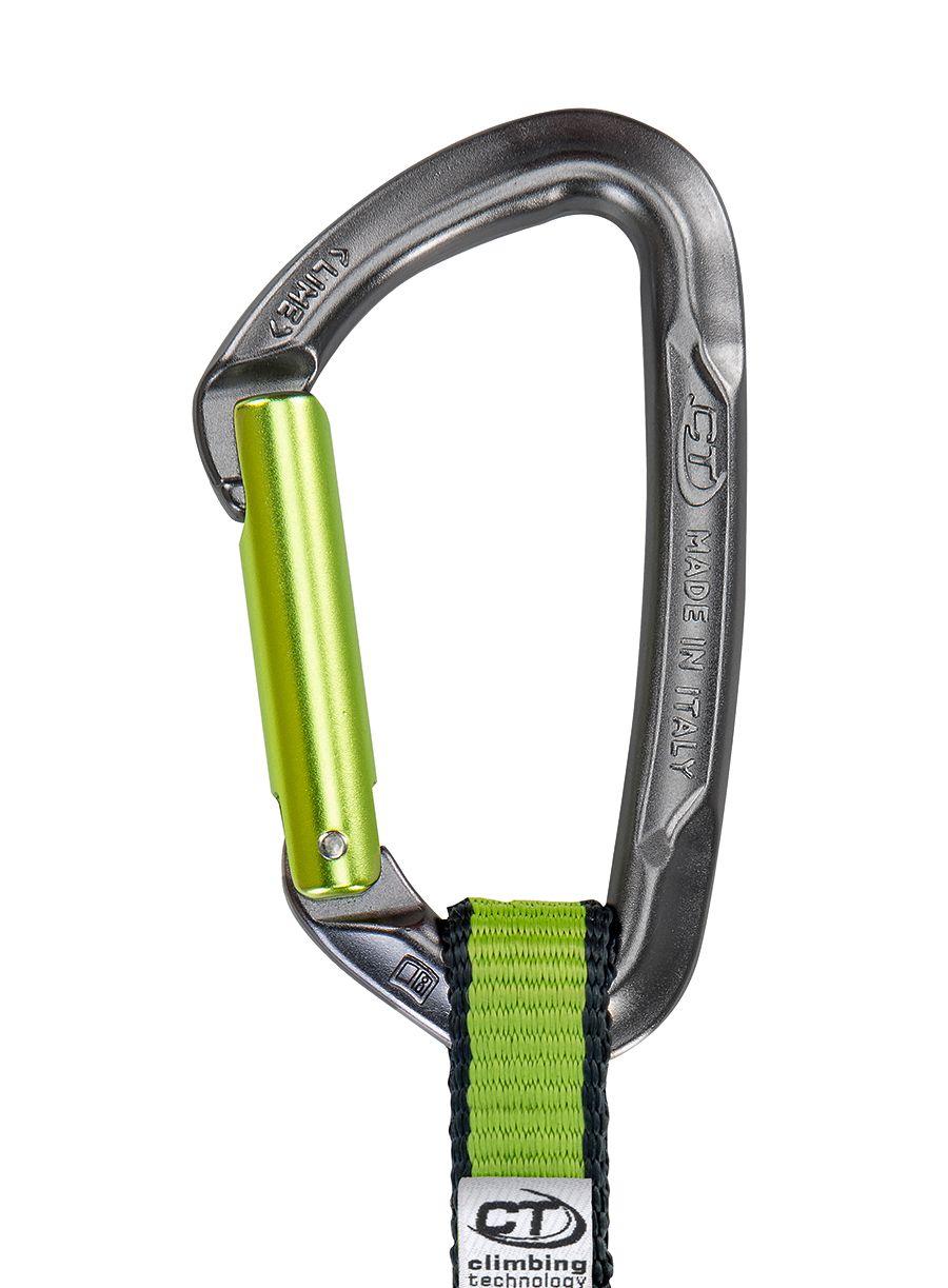 Катерачна примка Climbing Technology Lime Set NY 17 cm - grey/green