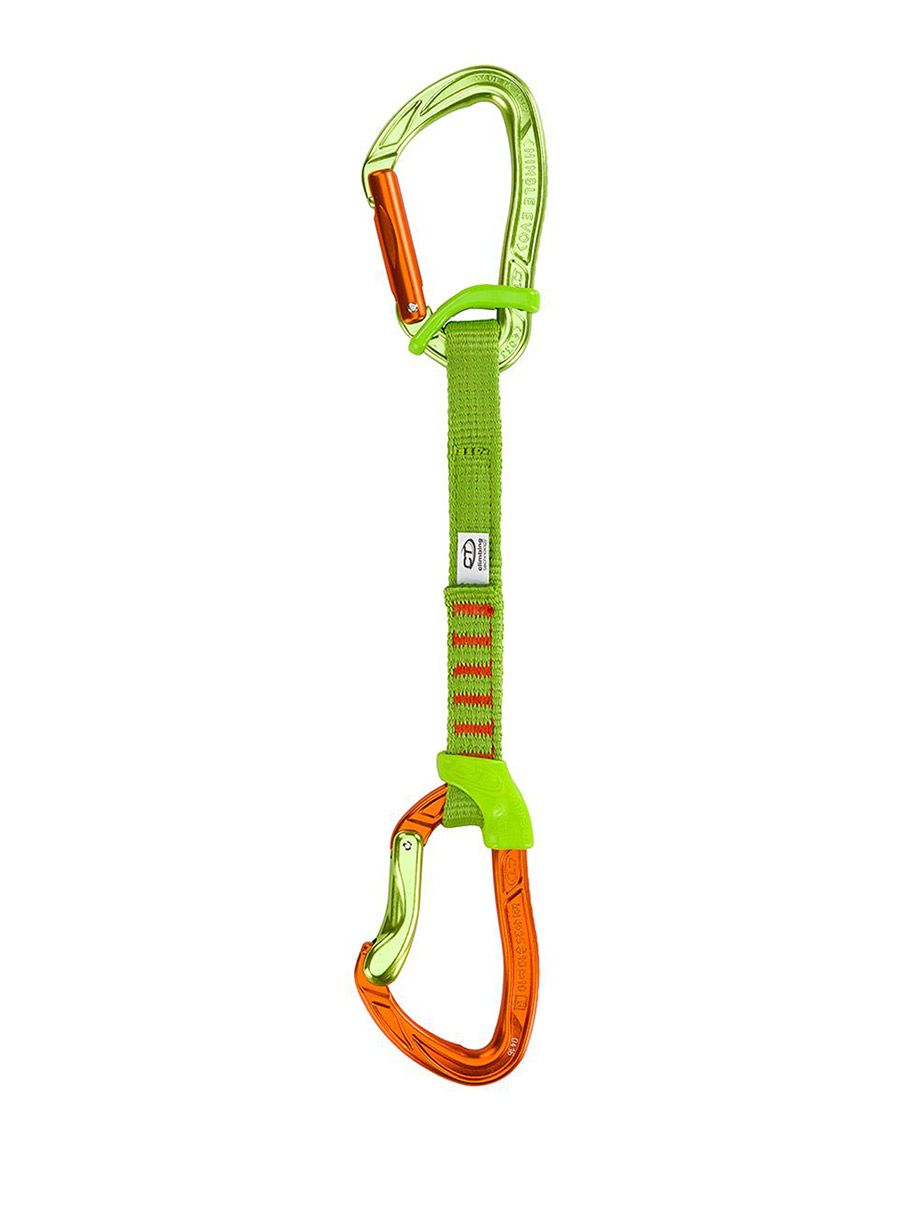 Катерачна примка Climbing Technology Nimble Fixbar Set NY 17 cm - green/orange