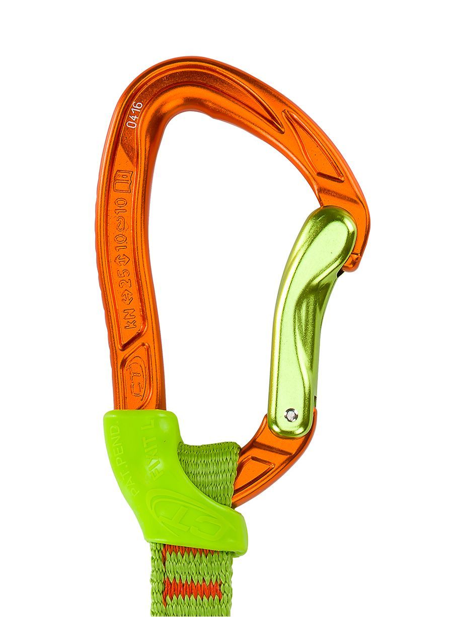 Катерачна примка Climbing Technology Nimble Fixbar Set NY 17 cm - green/orange