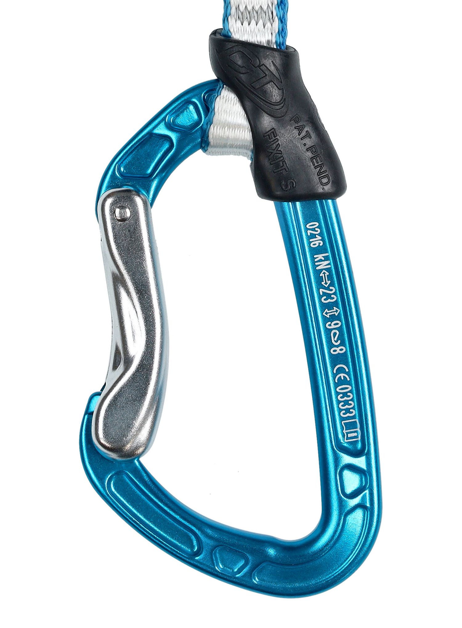 Катерачна примка Climbing Technology Aerial PRO Set DY Set 17cm - silver/light blue