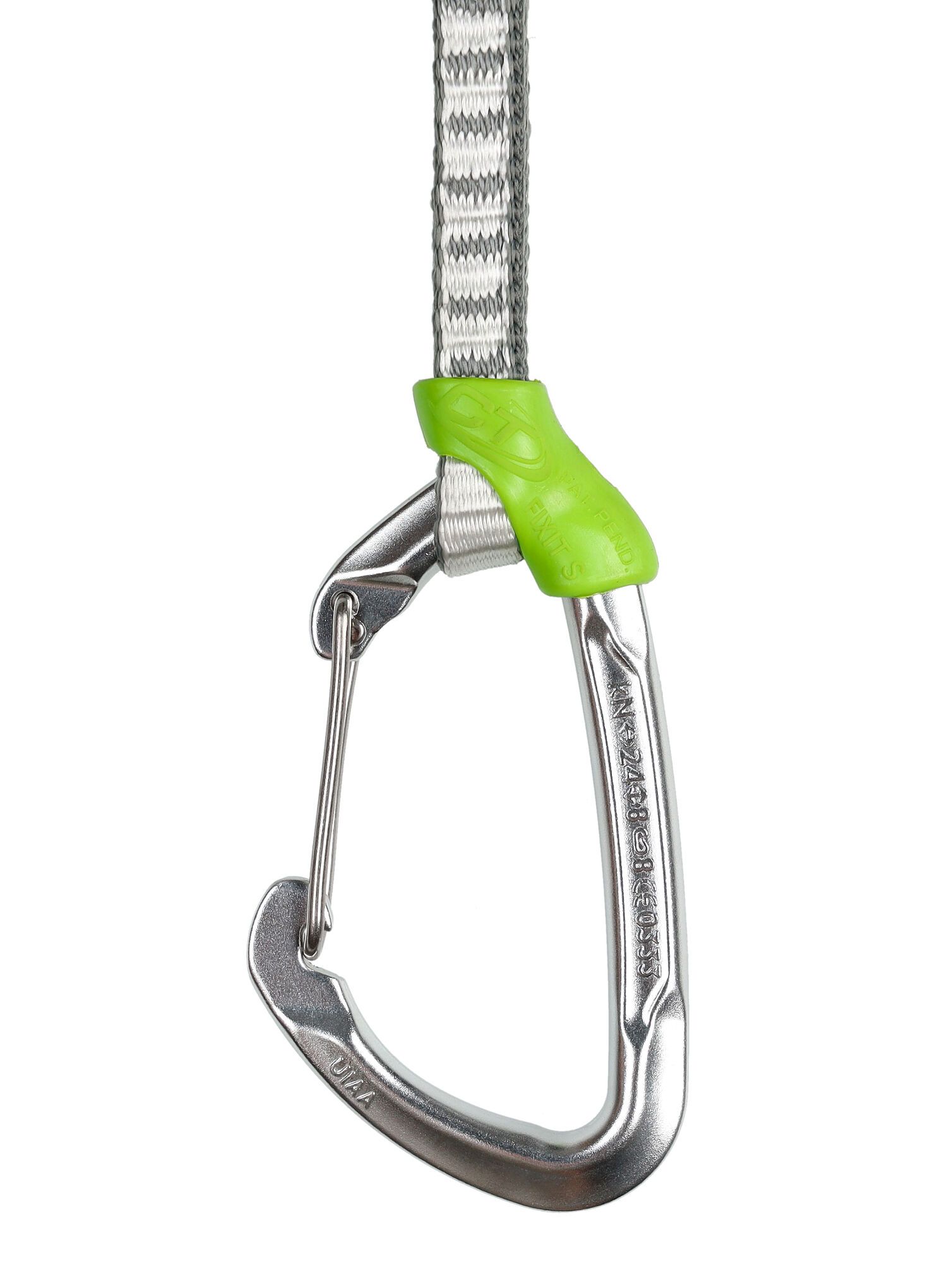 Катерачна примка Climbing Technology Lime Set M-DY 17 cm - silver