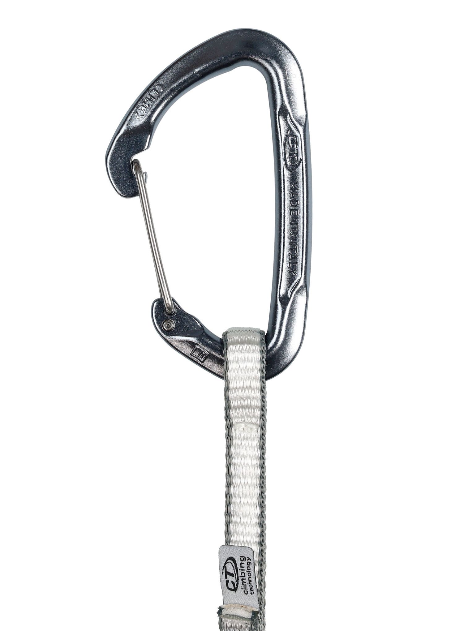 Катерачна примка Climbing Technology Lime Set W-DY 17 cm - grey/green