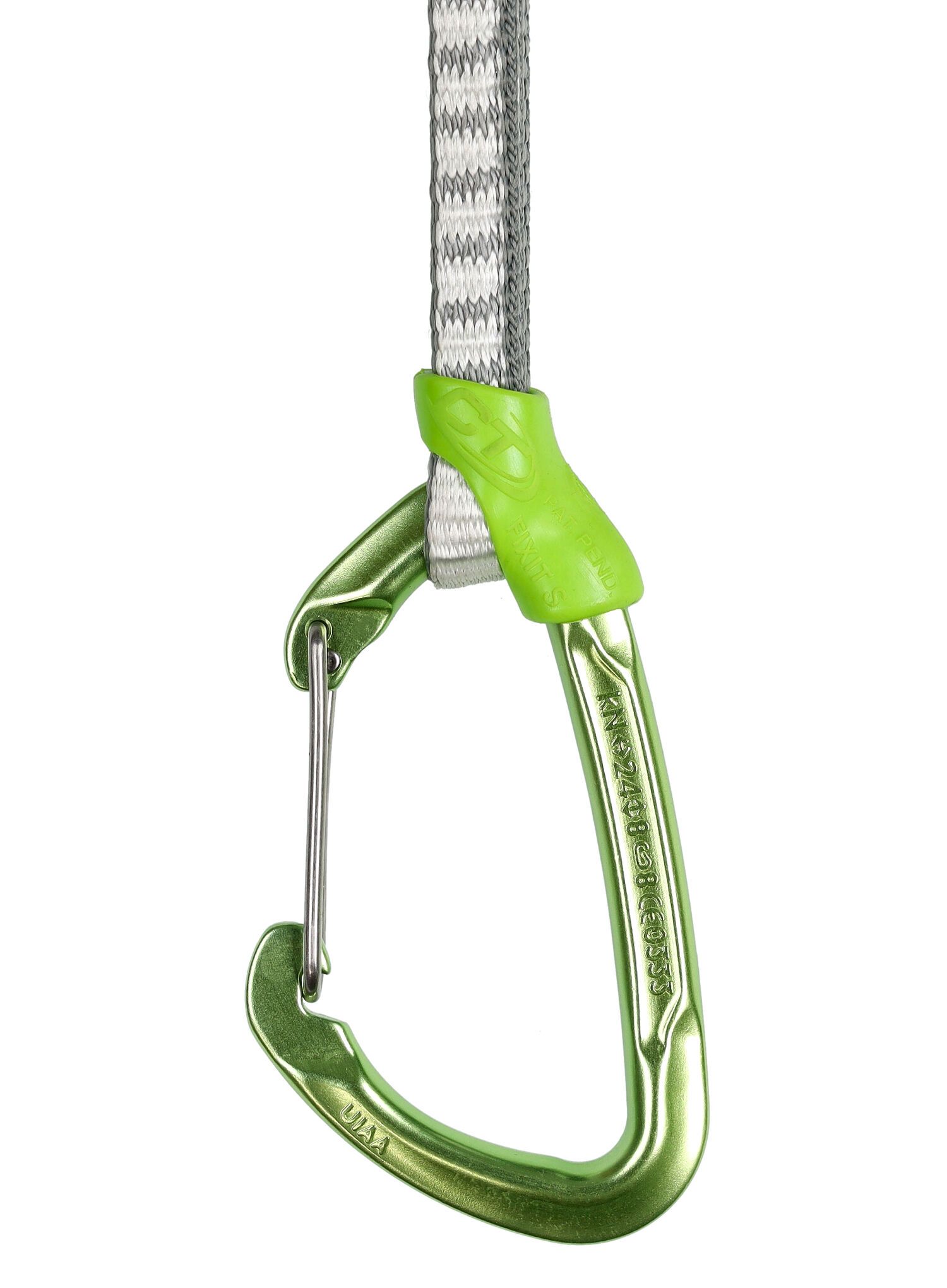 Катерачна примка Climbing Technology Lime Set W-DY 17 cm - grey/green
