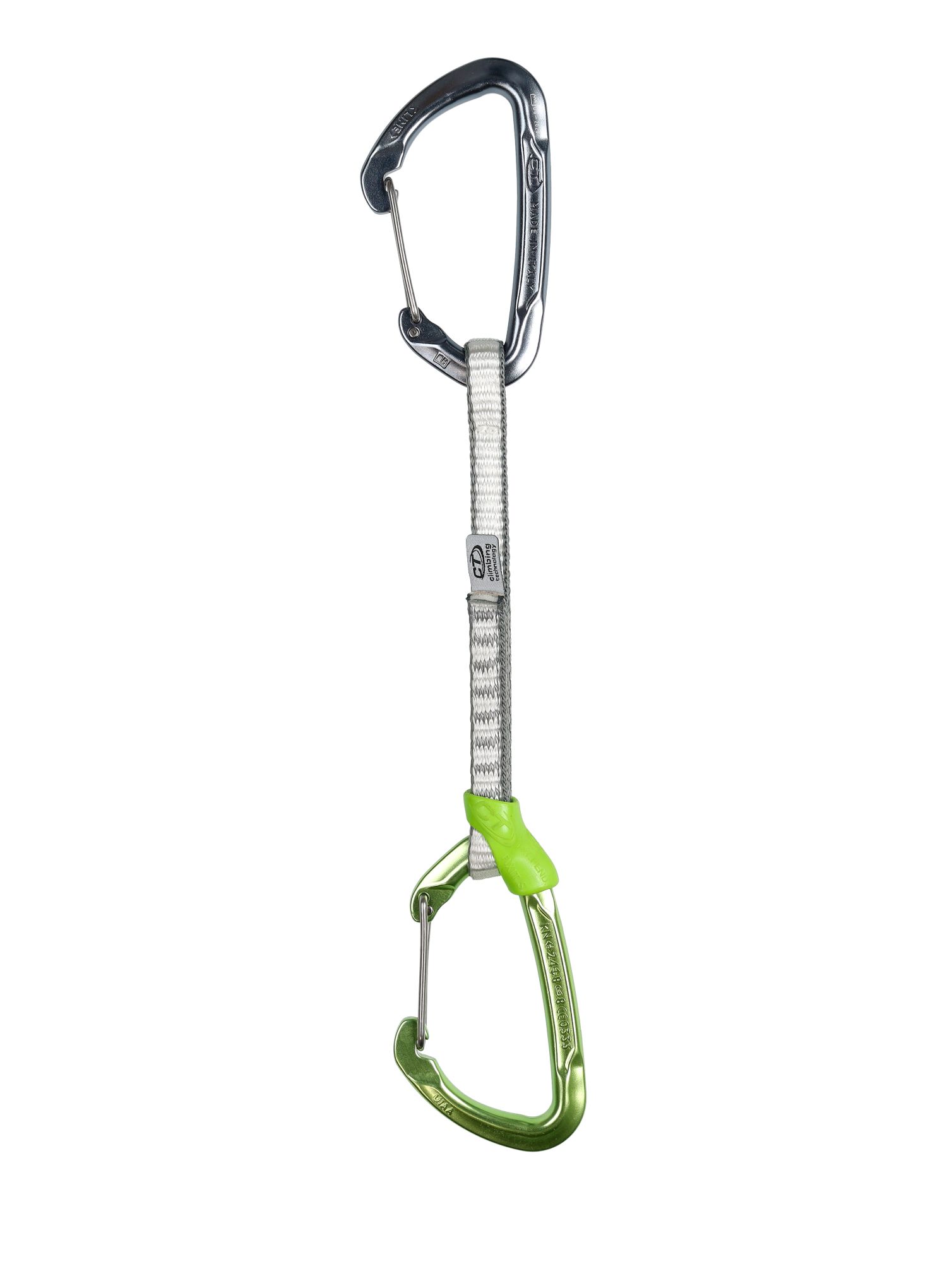 Катерачна примка Climbing Technology Lime Set W-DY 17 cm - grey/green
