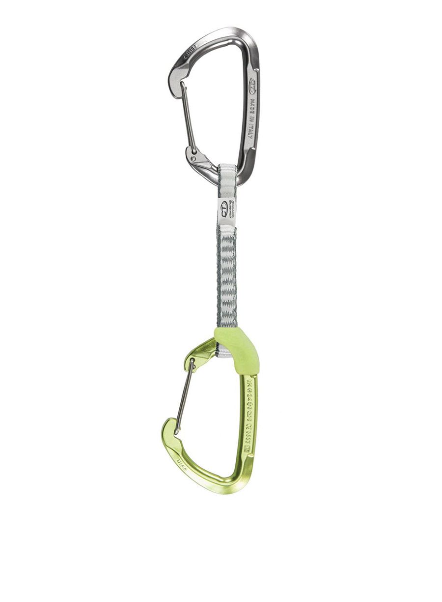 Катерачна примка Climbing Technology Lime Set W-DY 12 cm - grey.green