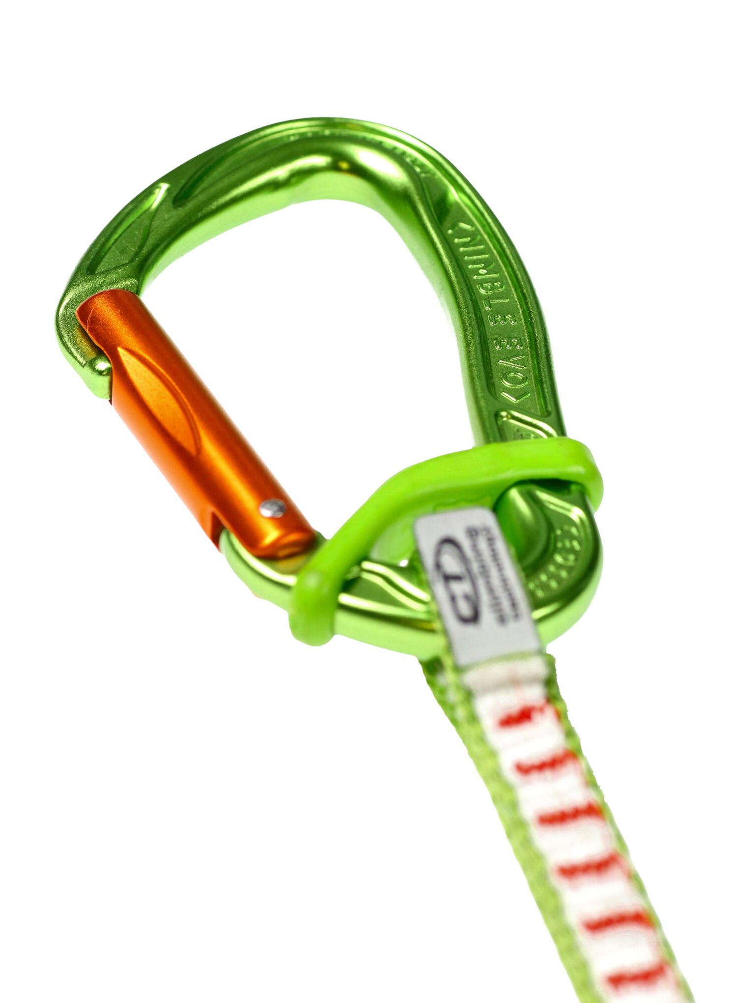 Катерачна примка Climbing Technology Nimble Fixbar Set DY 12 cm - green/orange