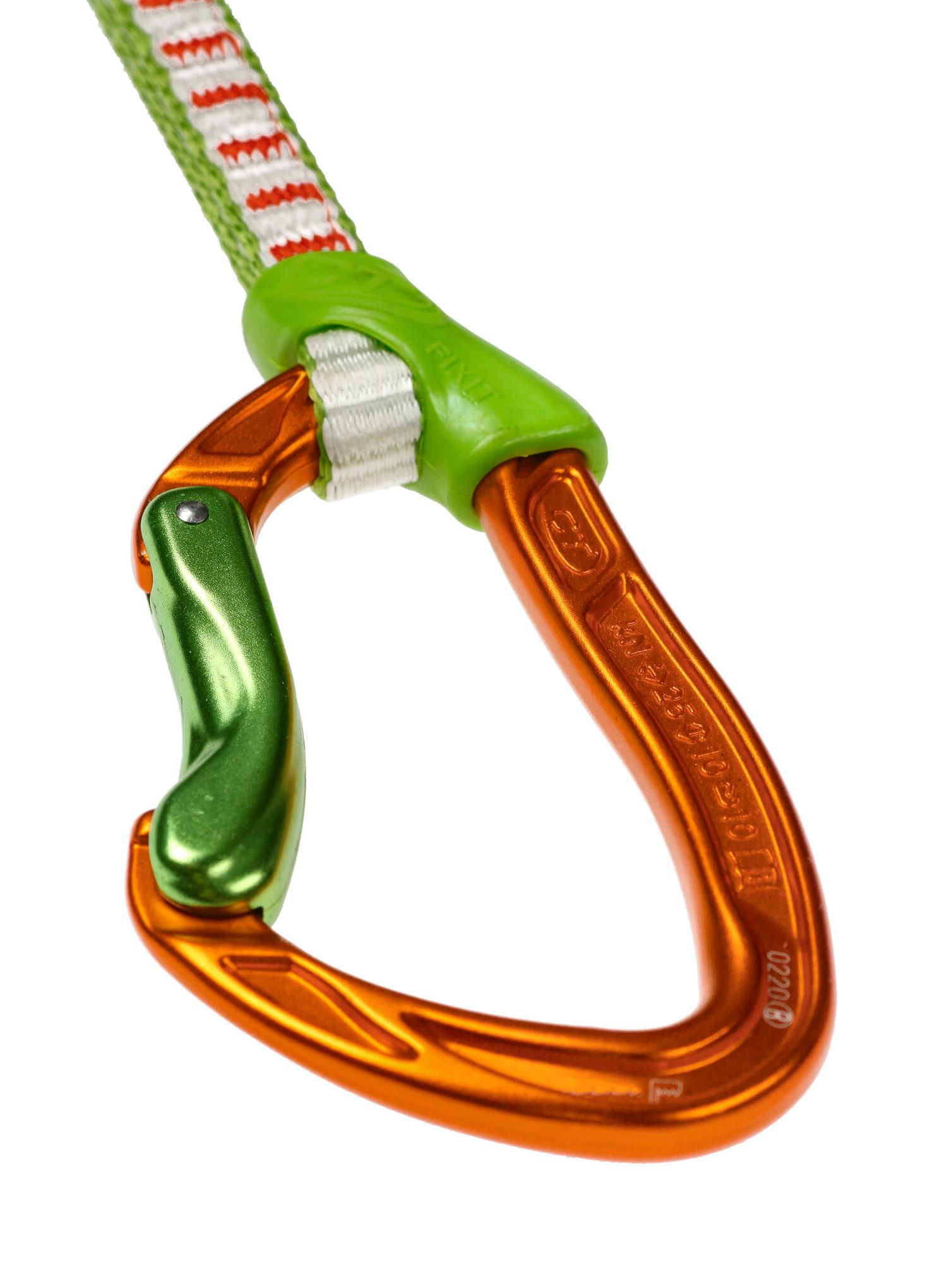 Катерачна примка Climbing Technology Nimble Fixbar Set DY 12 cm - green/orange