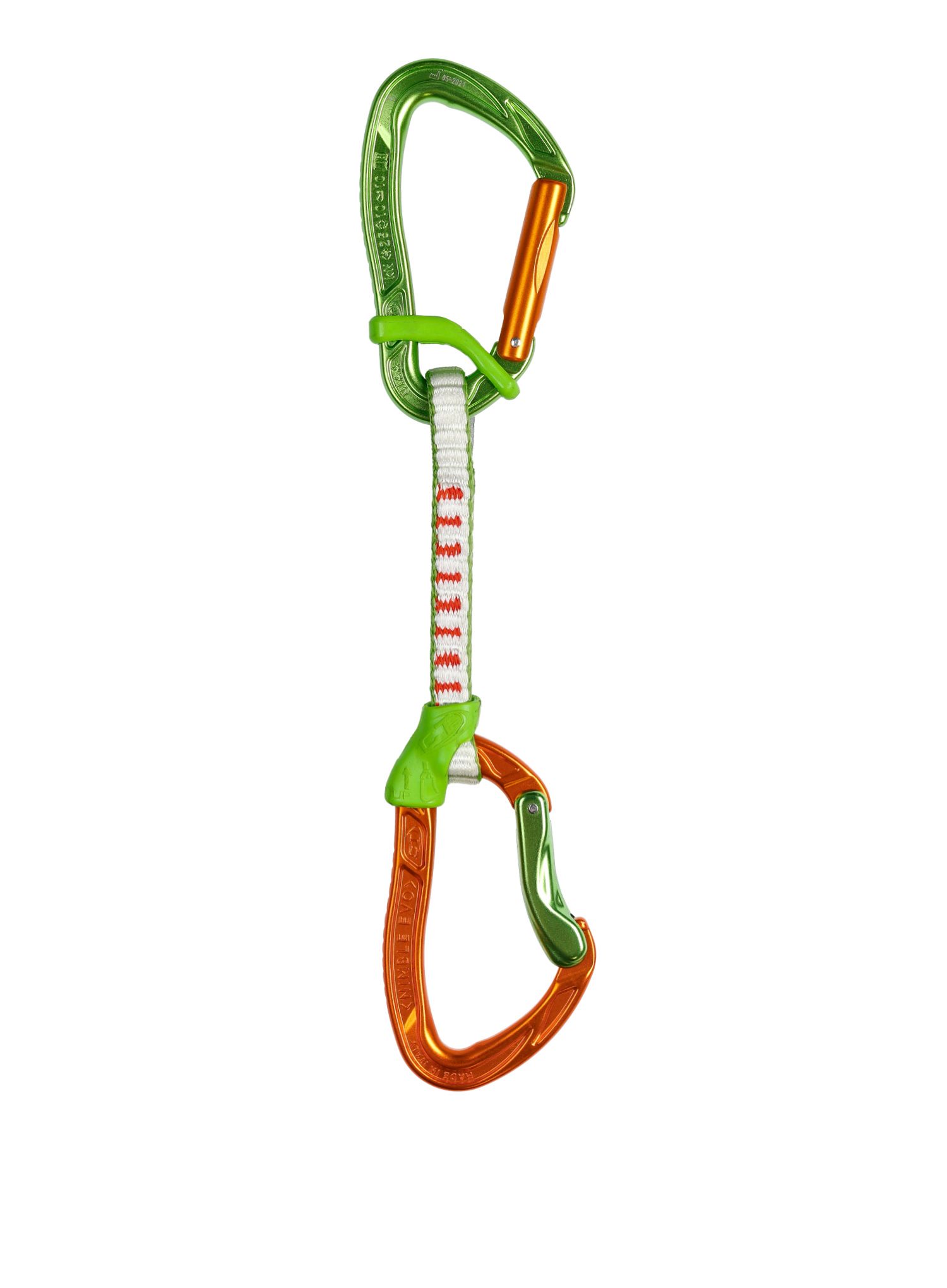 Катерачна примка Climbing Technology Nimble Fixbar Set DY 12 cm - green/orange