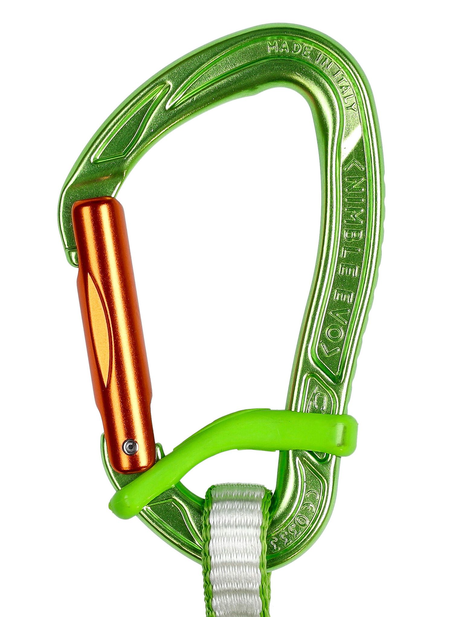 Катерачна примка Climbing Technology Nimble Fixbar Set DY 22 cm - green/orange