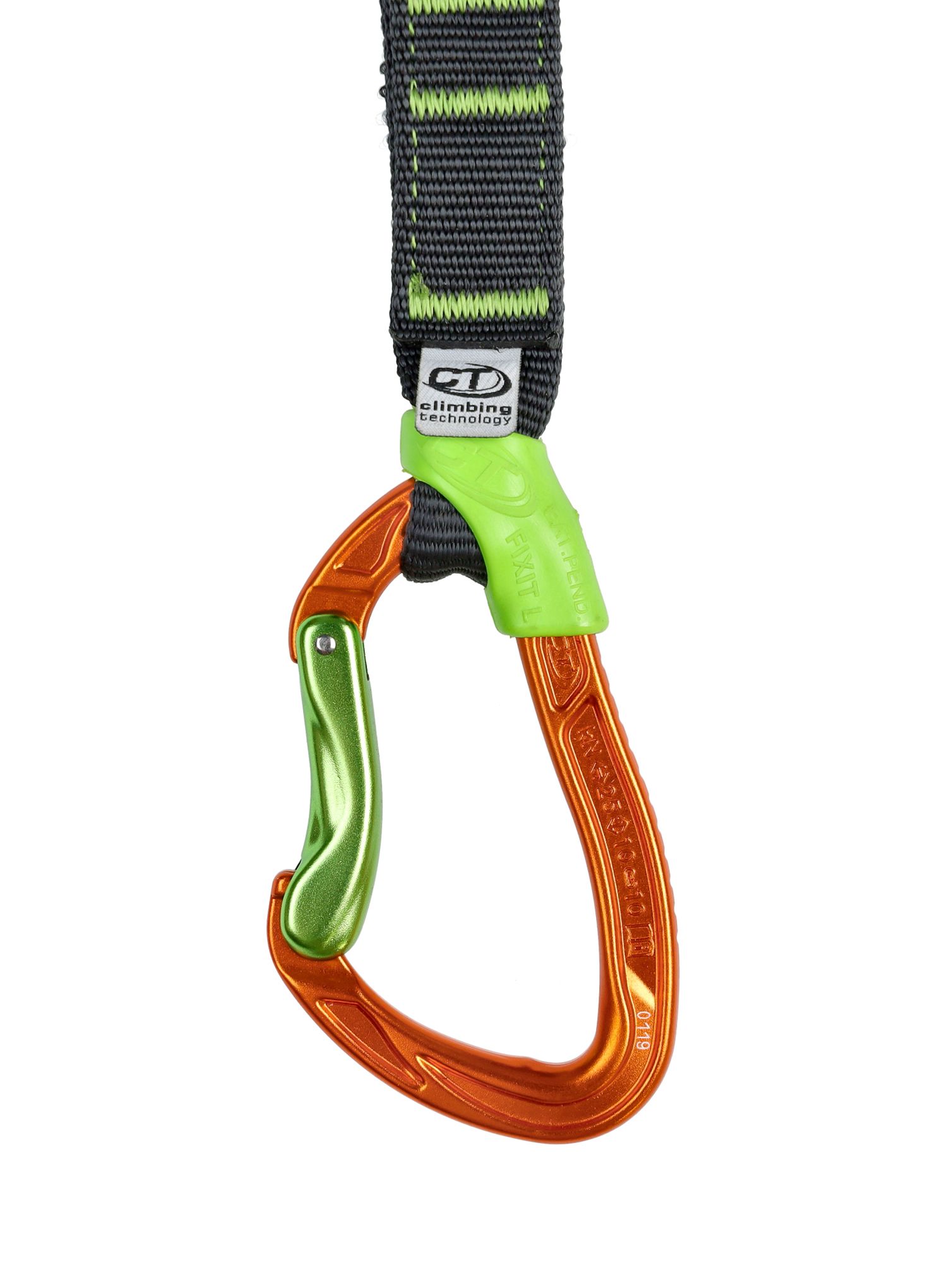 Катерачна примка Climbing Technology/SKYLOTEC Nimble Fixbar Set NY Pro 17cm - green/orange