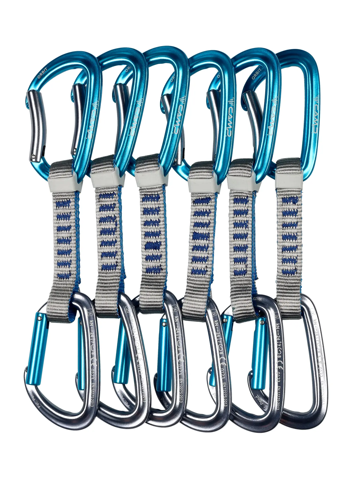 Катерачни примки Camp Orbit Express KS 12 cm 6-pack - grey/blue/blue