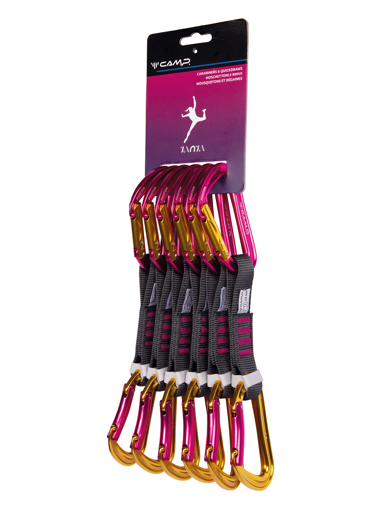 Катерачни примки Camp Photon Express KS Janja 12 cm 6 Pack