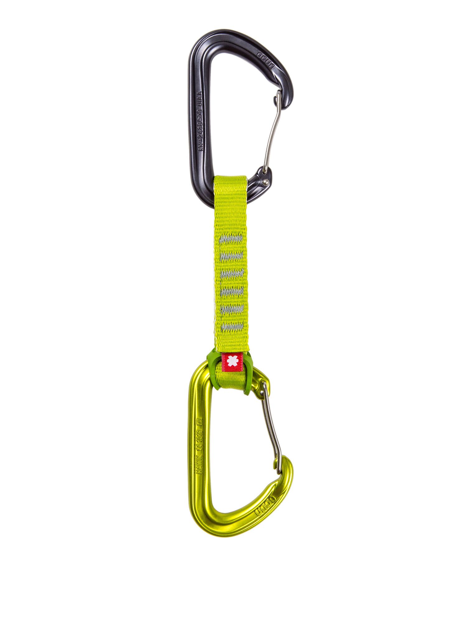 Катерачни примки Ocun Hawk QD Wire Eco-Pes 16 mm 10 cm 6-pack - green