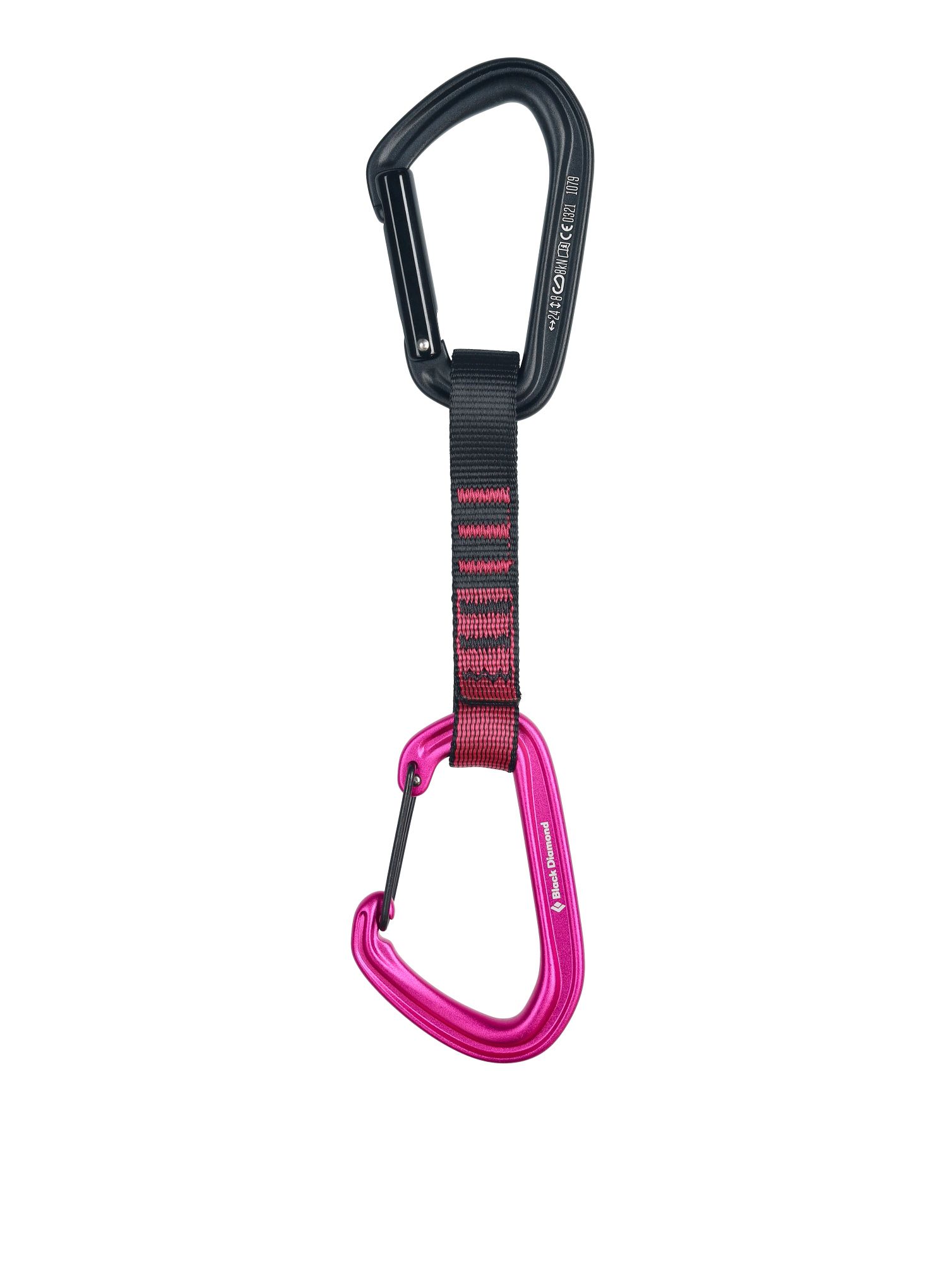 Катерачни примки Black Diamond HotForge Hybrid Quickpack 12cm x 6 pink - ultra pink