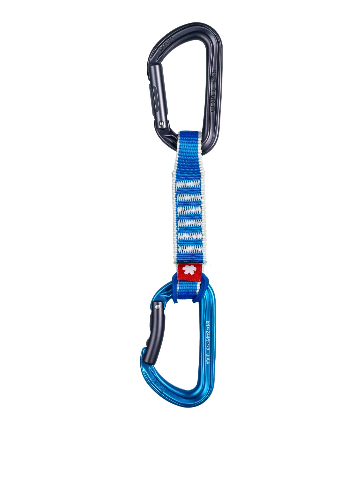 Катерачни примки Ocun Hawk QD Zoom PA 15/22 12 cm 5-pack - blue
