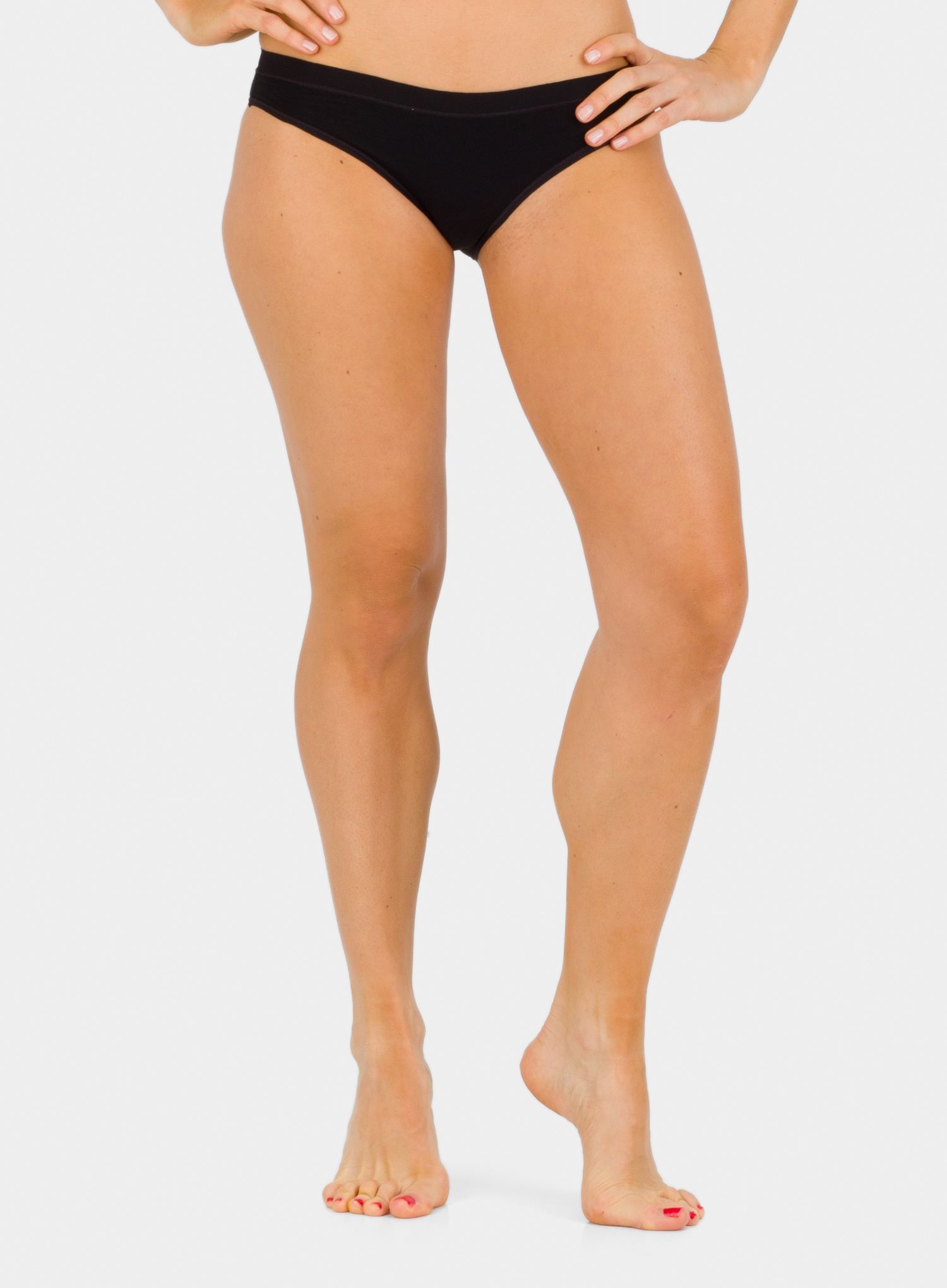 Дамски термоактивни бикини Smartwool Merino 150 Bikini - black
