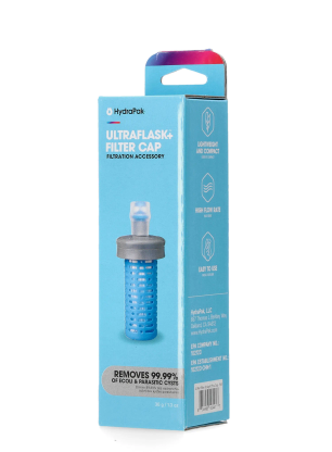 Филтър за вода HydraPak Ultraflask+ Filter Cap - grey/hp blue