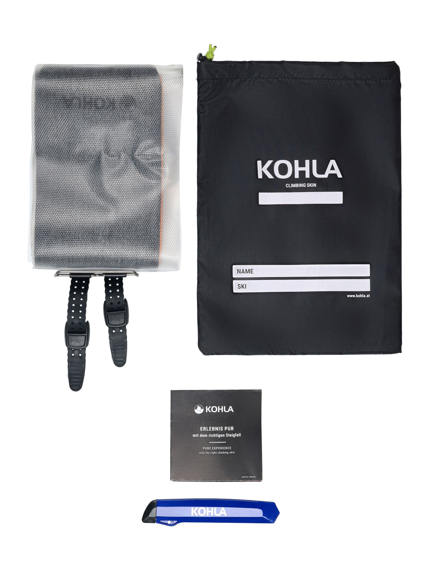 Колани за ски туринг Kohla Alpinist 100% Mohair - 130 mm  - orange