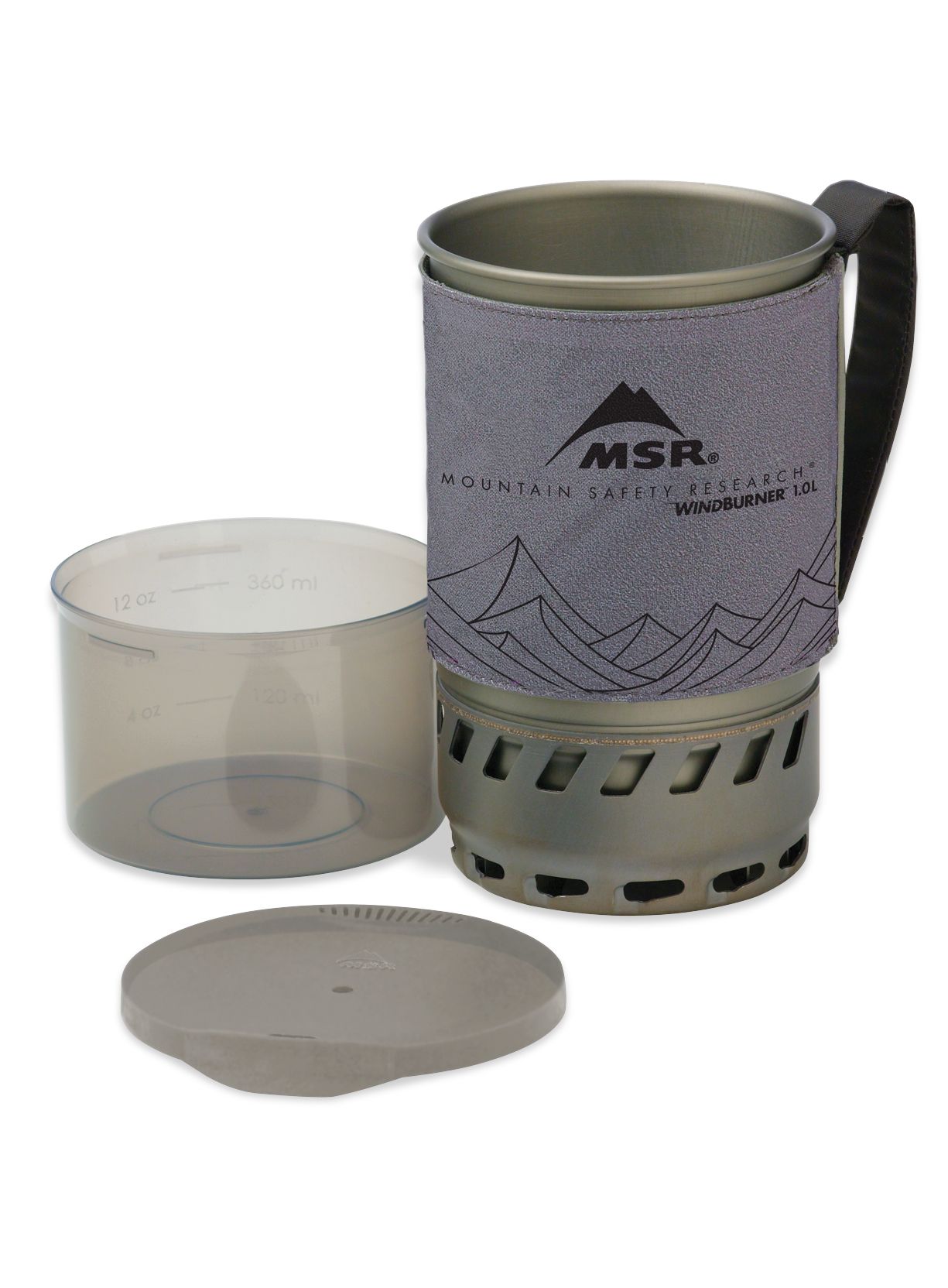 Туристическа тенджера MSR Windburner Accessory Pot 1.0L - gray