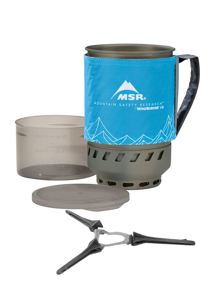 Туристическа тенджера MSR Windburner Duo Accessory Pot 1.8L - blue