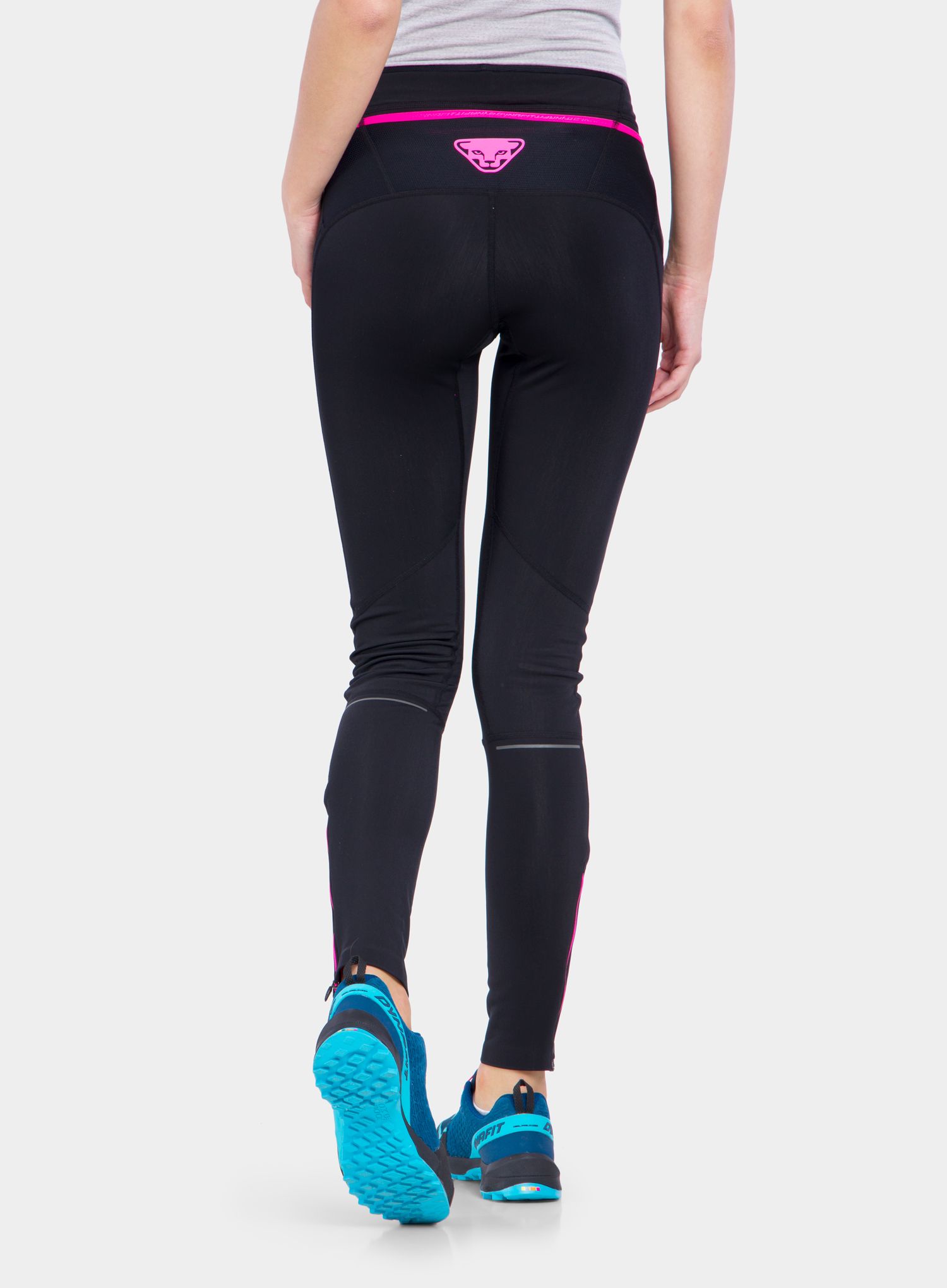Дамски клин за бягане Dynafit Winter Running Tights - black out/pink