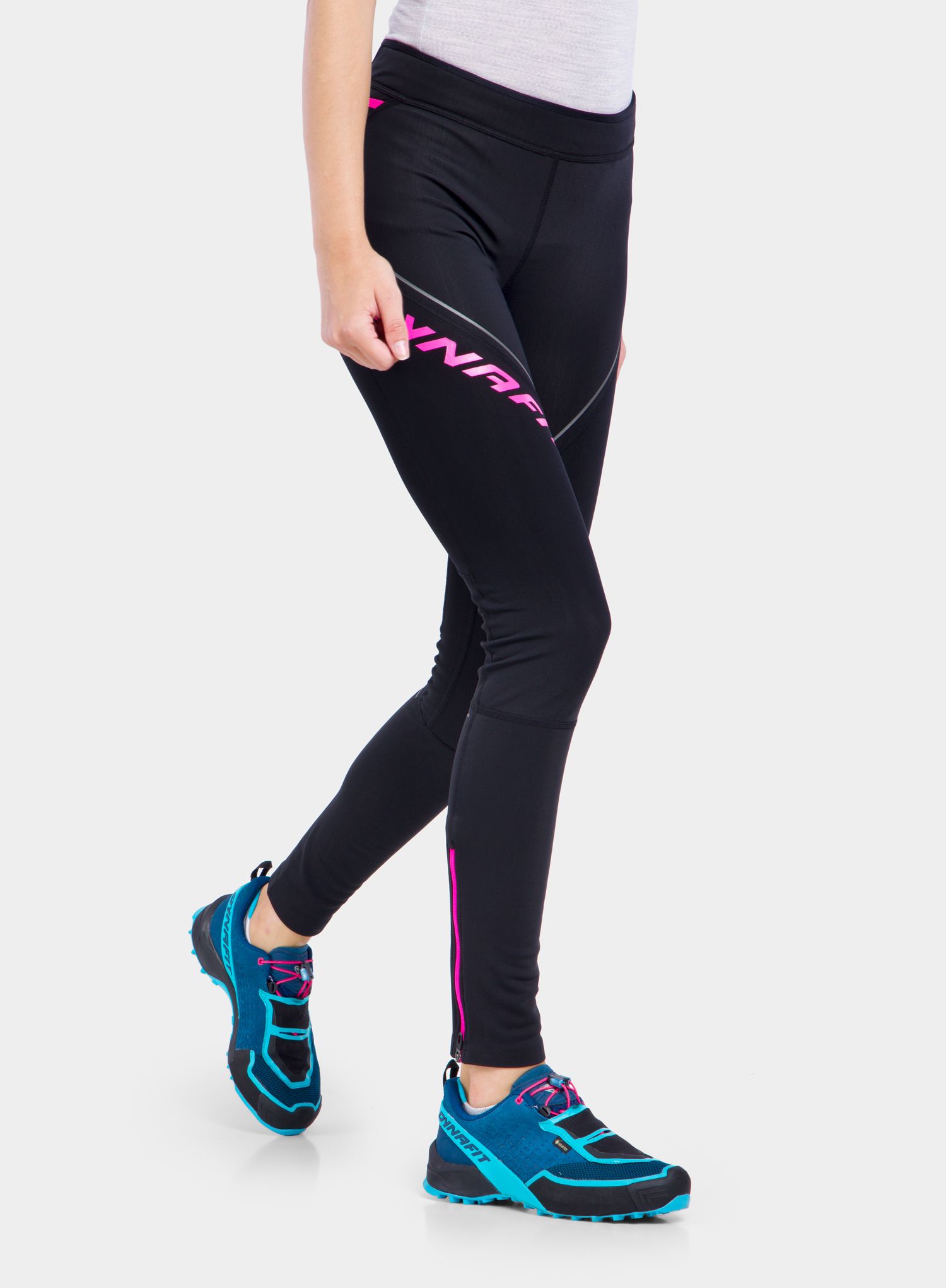 Дамски клин за бягане Dynafit Winter Running Tights - black out/pink