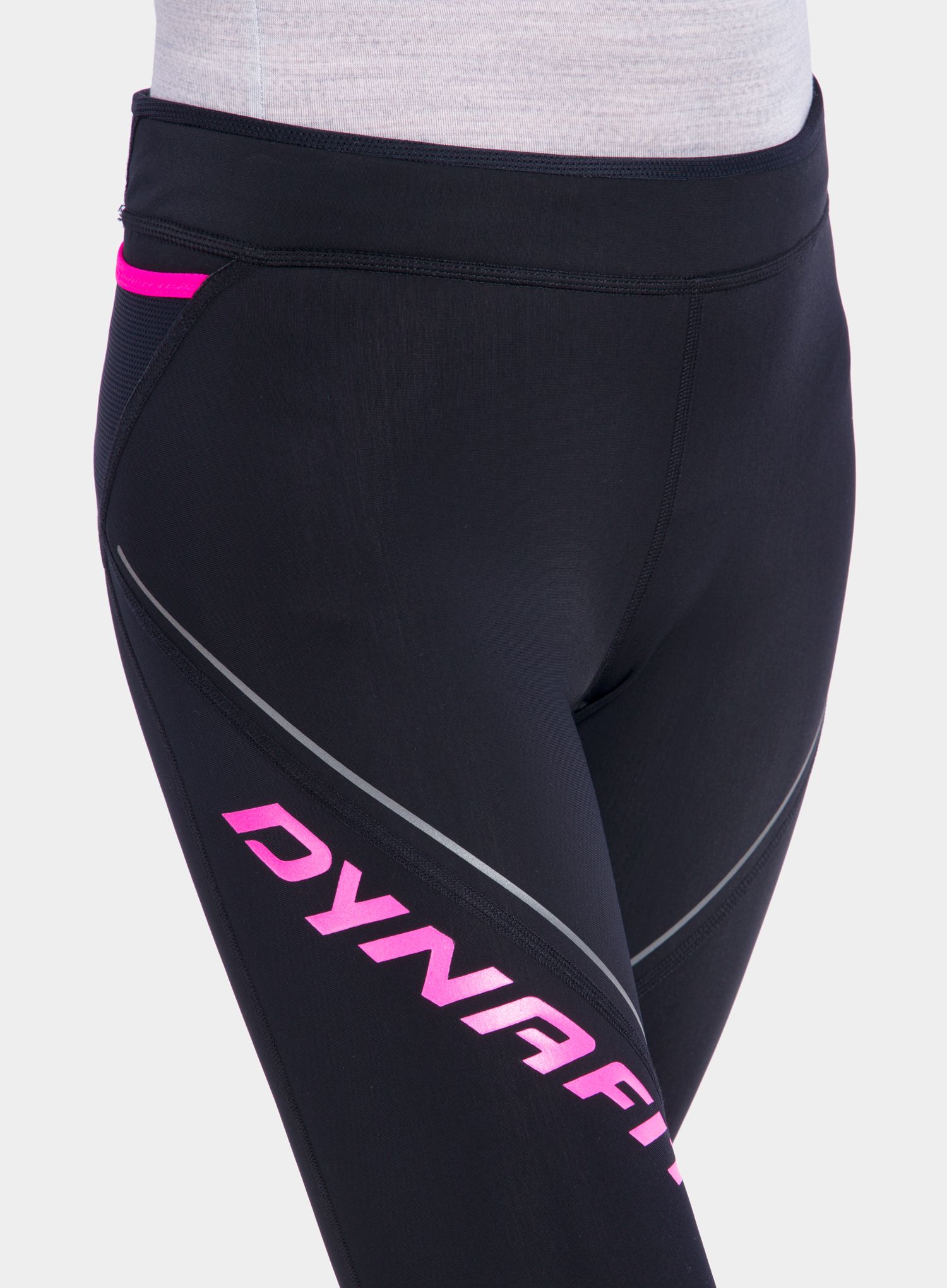 Дамски клин за бягане Dynafit Winter Running Tights - black out/pink