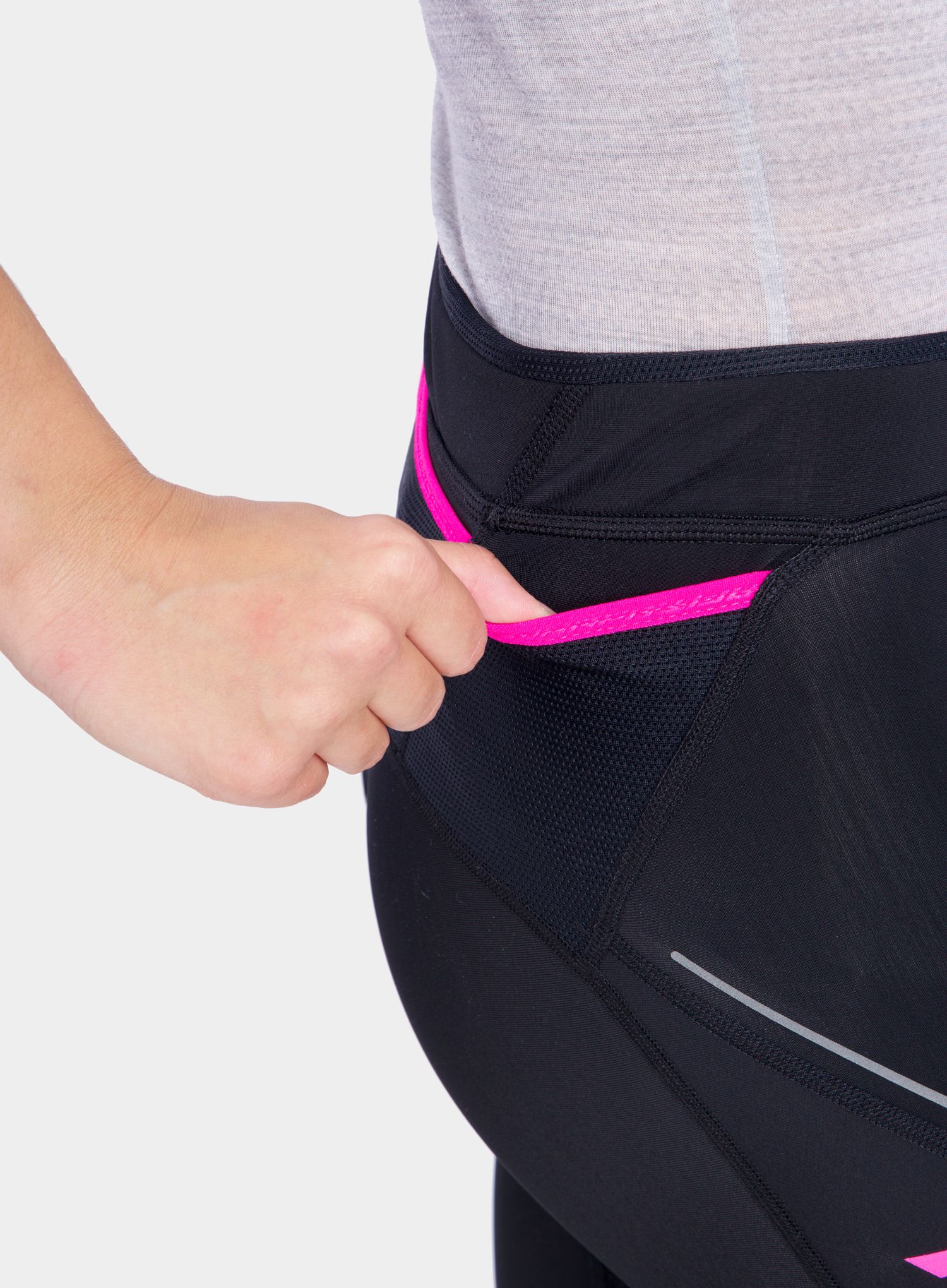 Дамски клин за бягане Dynafit Winter Running Tights - black out/pink