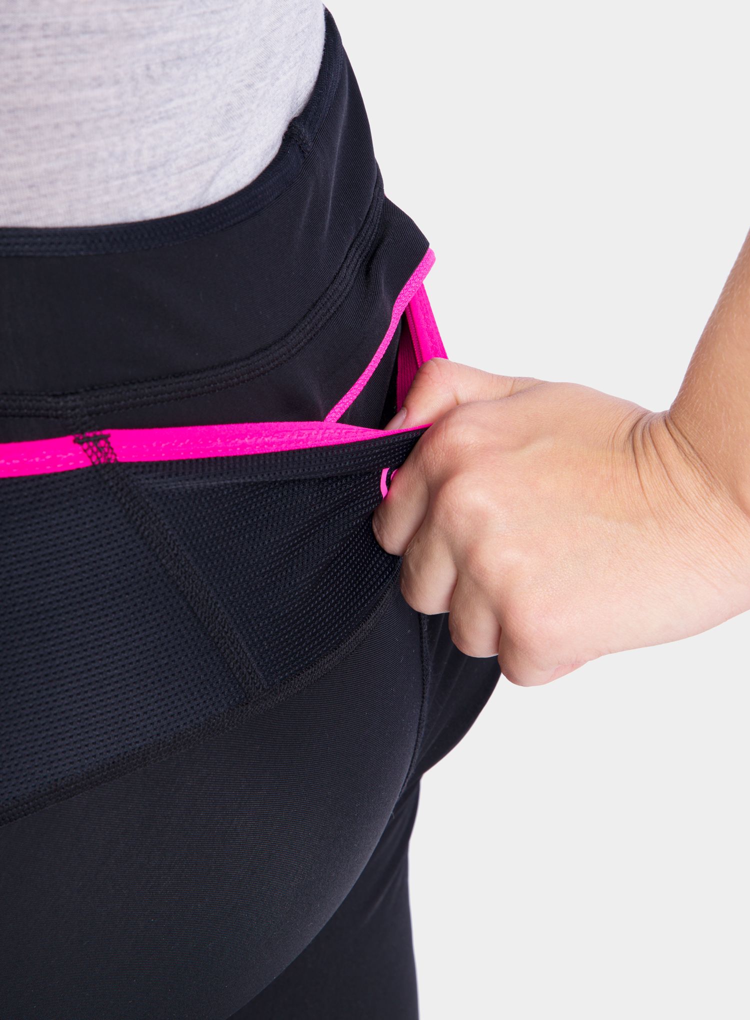 Дамски клин за бягане Dynafit Winter Running Tights - black out/pink