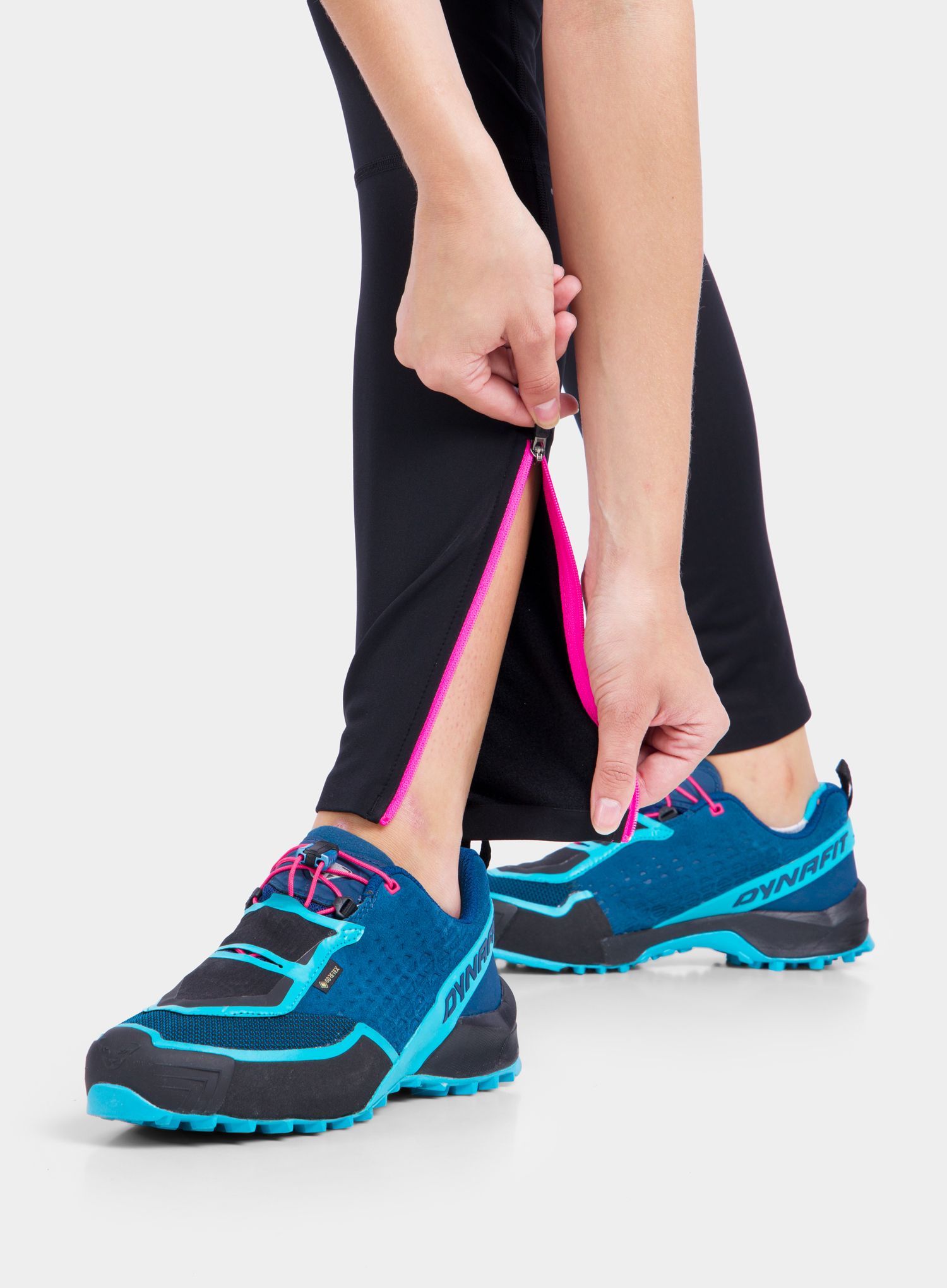 Дамски клин за бягане Dynafit Winter Running Tights - black out/pink