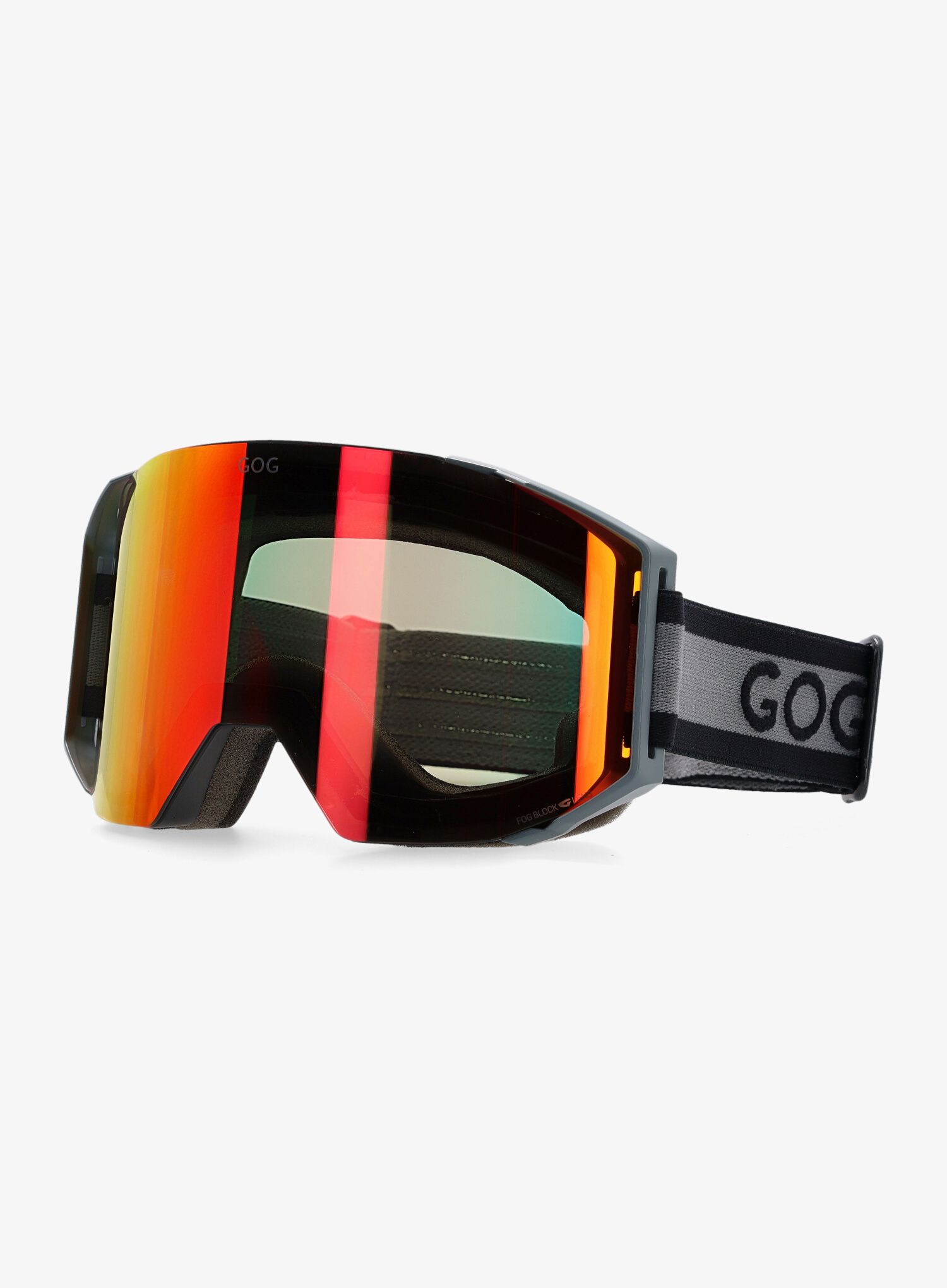 Скиорски очила GOG Stratus - matt black/grey/red