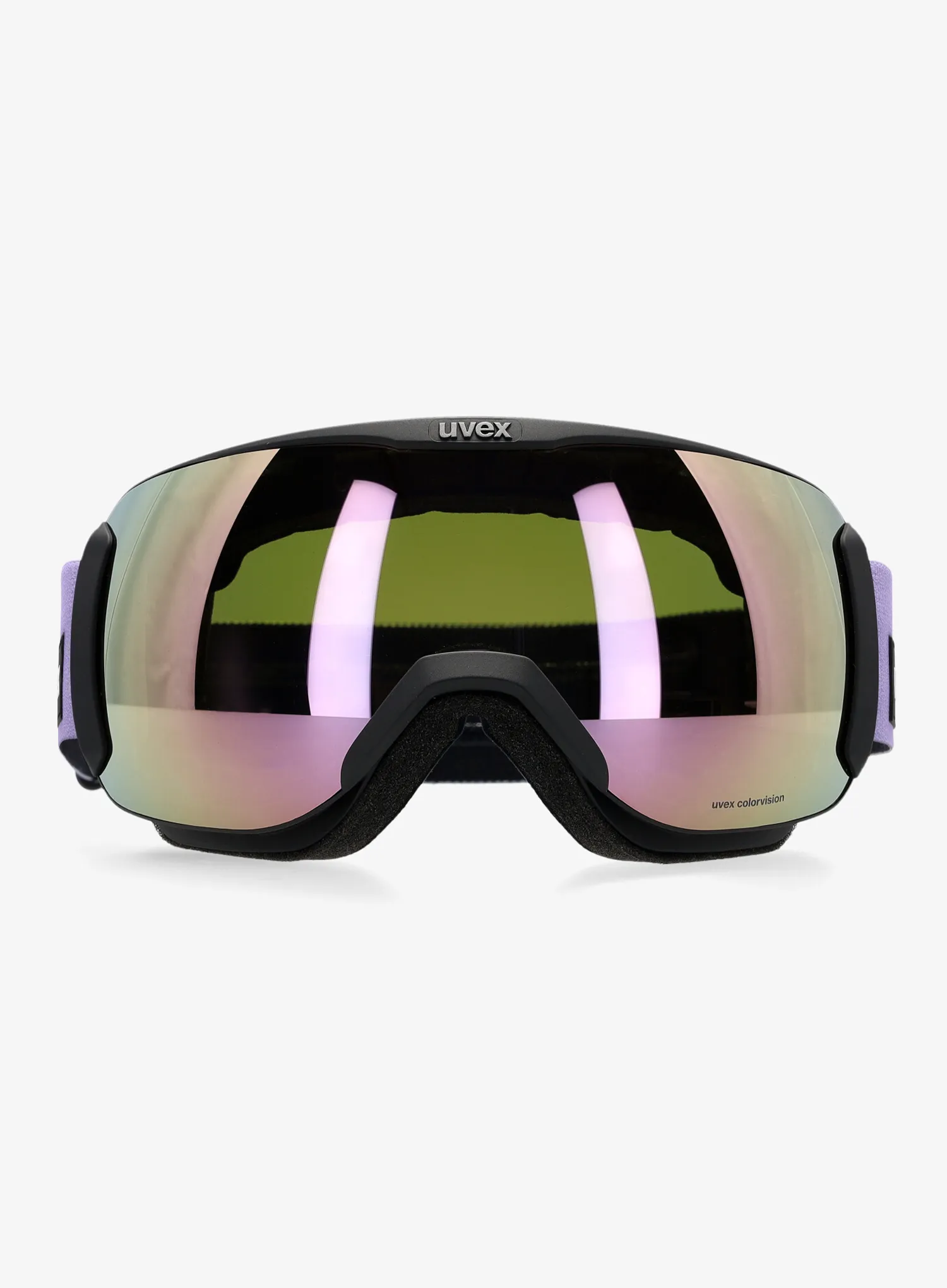 Скиорски очила Uvex Downhill 2100 CV - black/lavender/colorvis/green