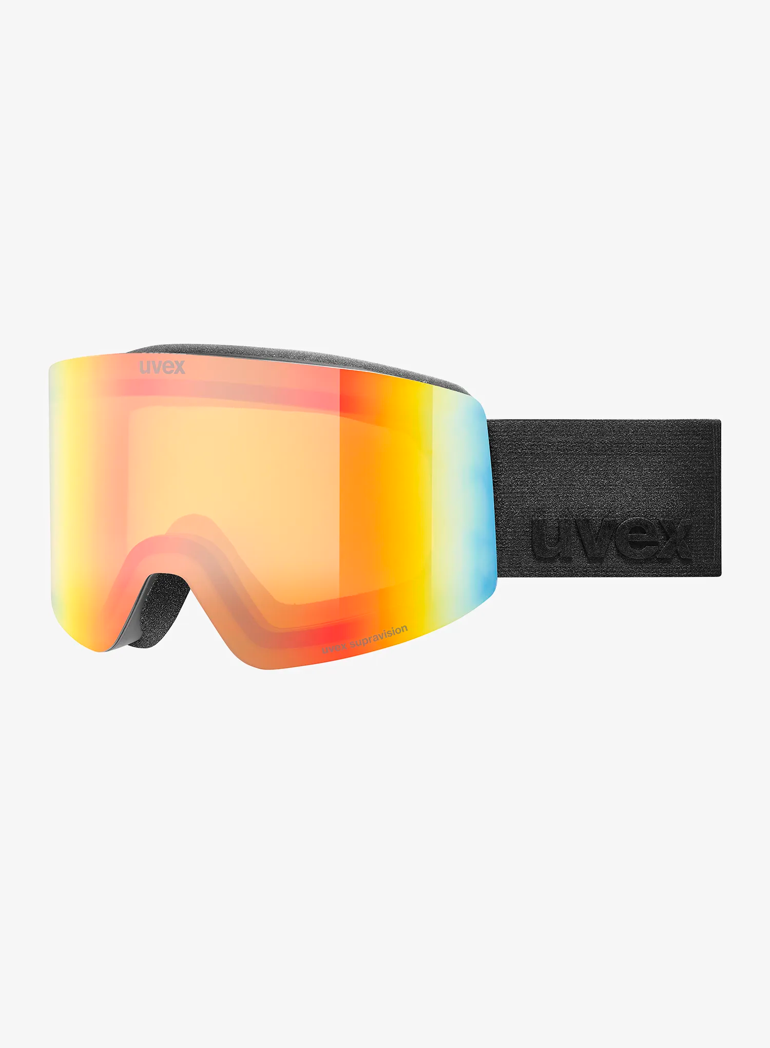 Скиорски очила Uvex Provoqe FM - black/rainbow yellow S2