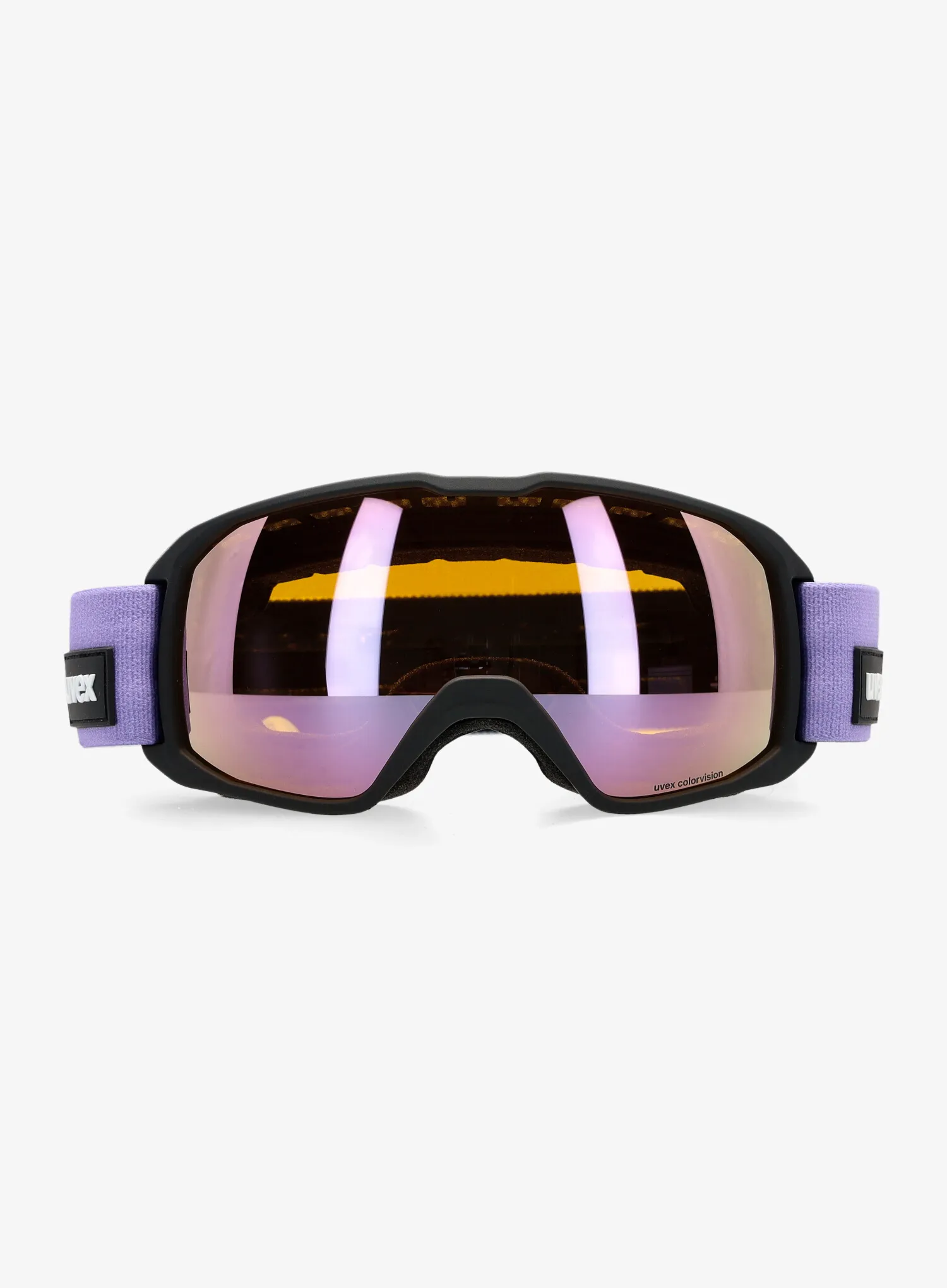 Скиорски очила Uvex Xcitd CV - black/lavender/colorvis/yellow