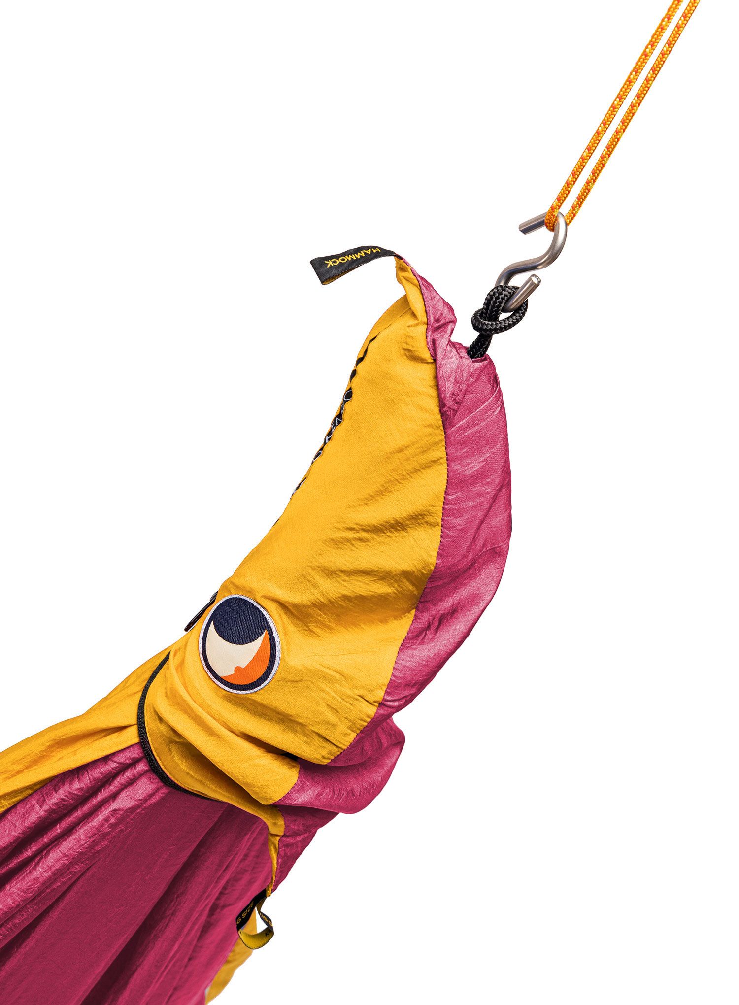 Туристически хамак Ticket to The Moon King Size Hammock - burgundy/dark yellow