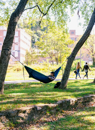 Туристически хамак ENO DoubleNest Hammock - navy/seafoam