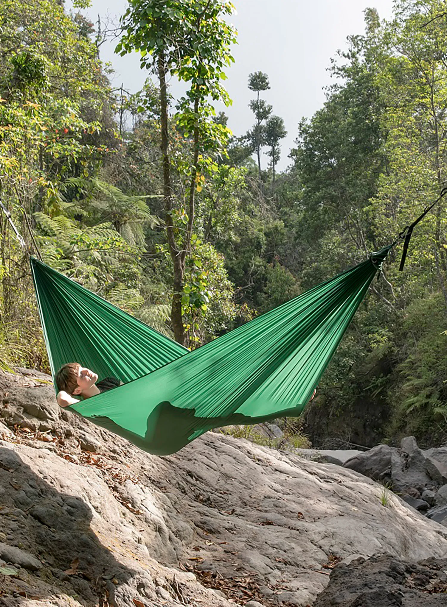 Туристически хамак Ticket To The Moon Lightest Hammock - forest green