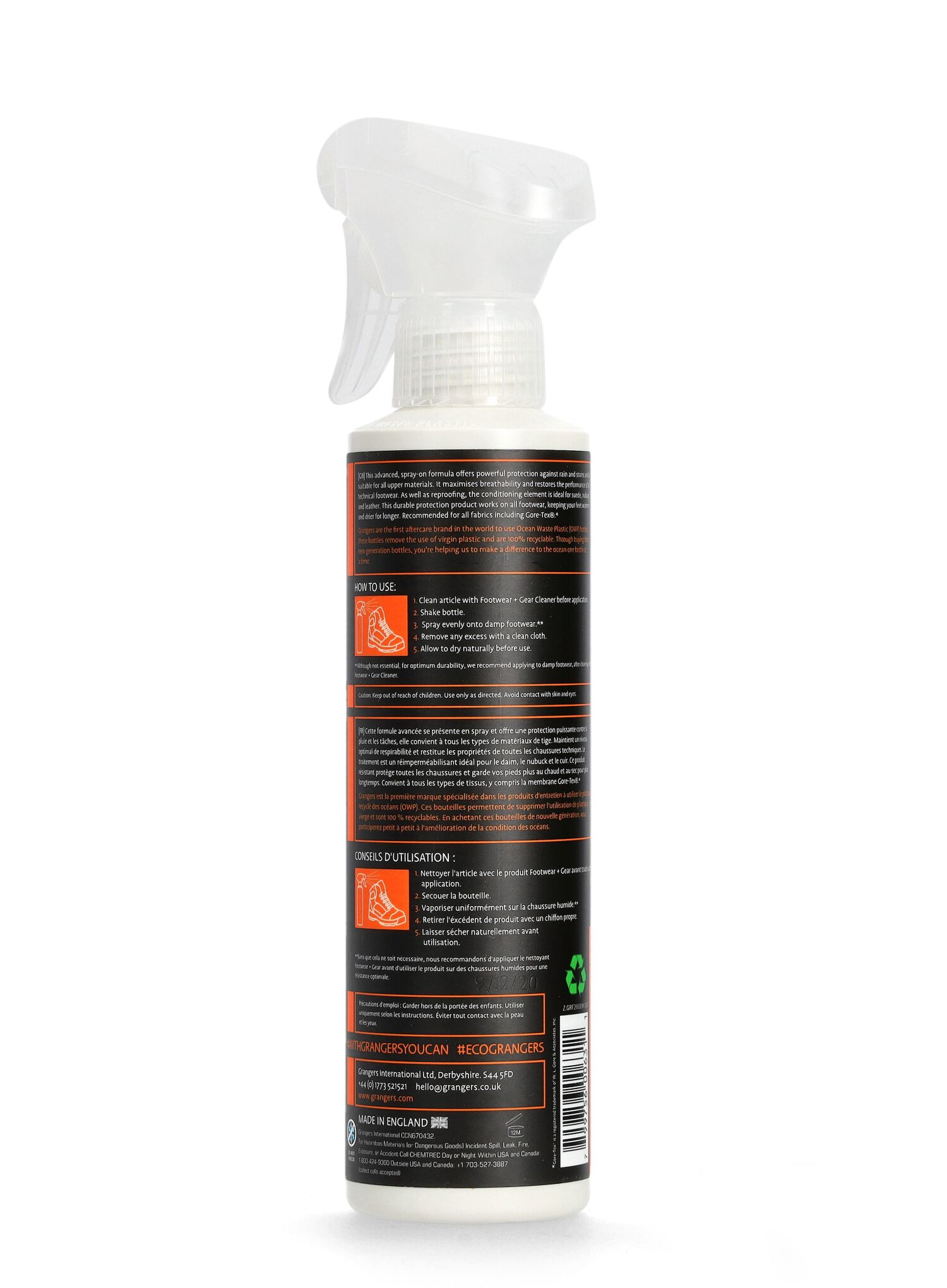 Импрегнатор за обувки Grangers Footwear Repel Plus 275 ml